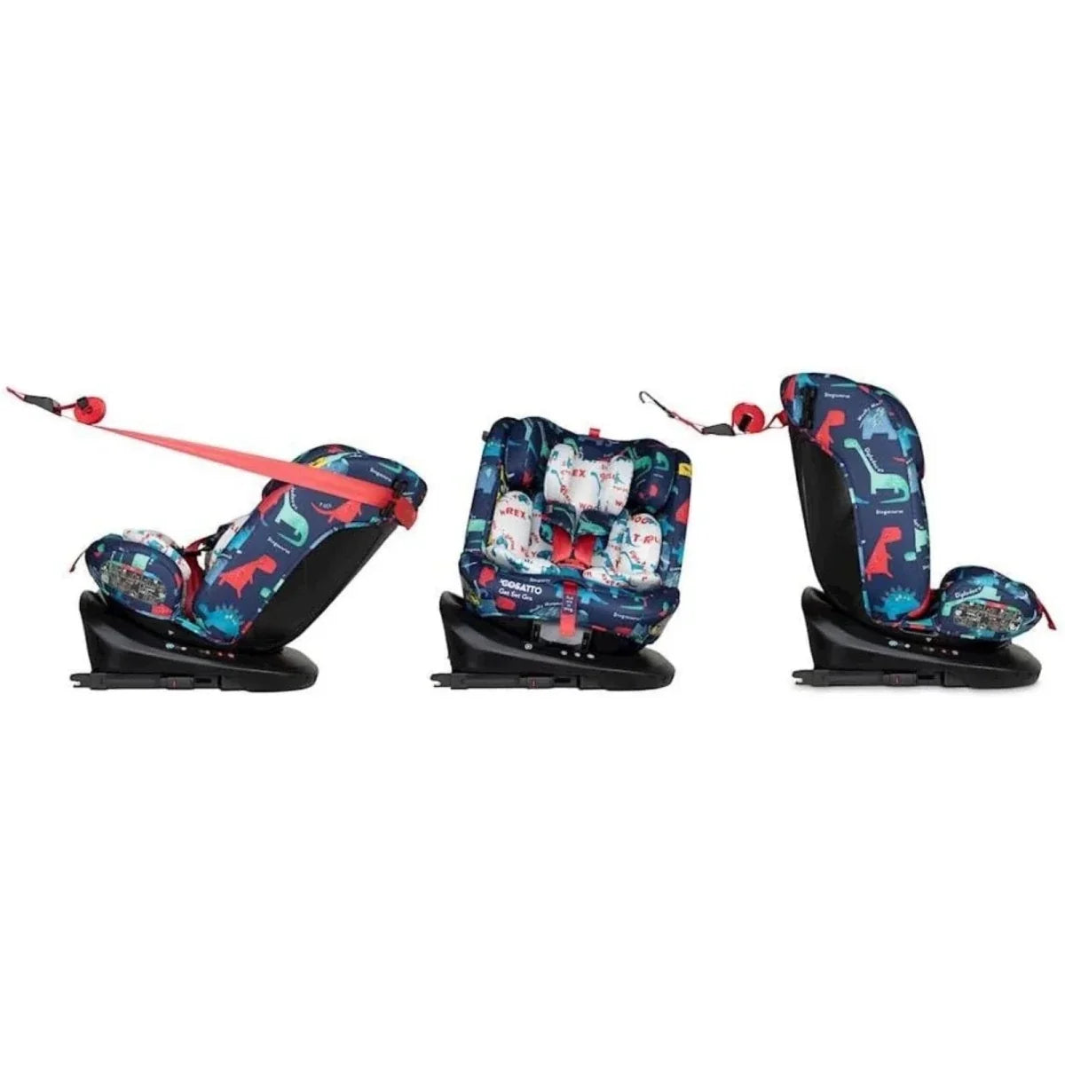 Cosatto Get Set Grow i-Size 360 Car Seat - D Is For Dino