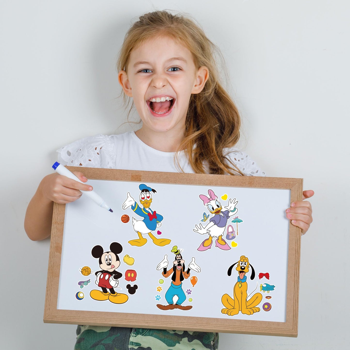 DaeSichi Make-a-face Sticker Sheets – 24 DIY Face Stickers for Parties, Decor & Gifts