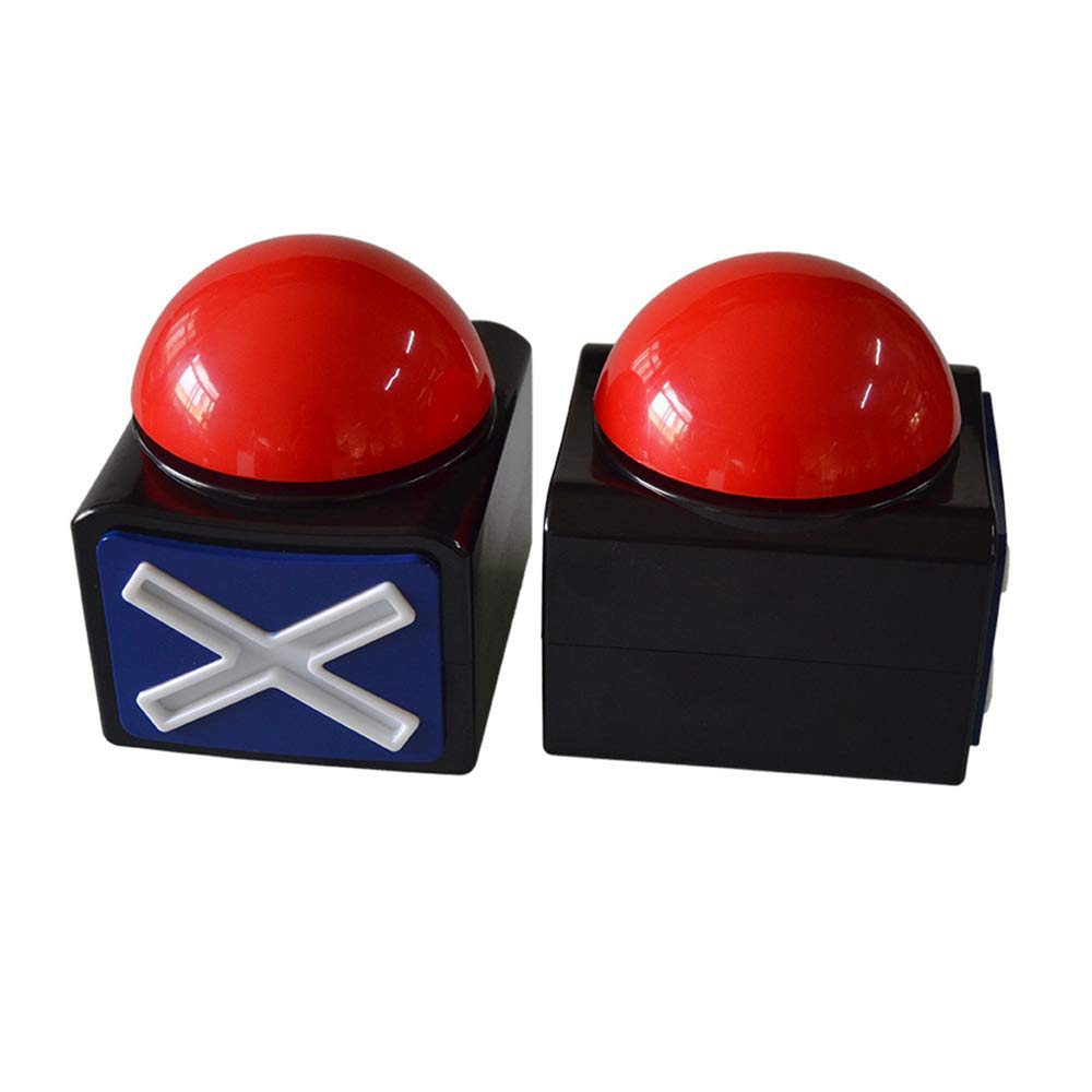 DAFEN Game Answer Buzzer – 2-Pack Lighted Buzzers for Trivia, Quiz Nights & Family Games