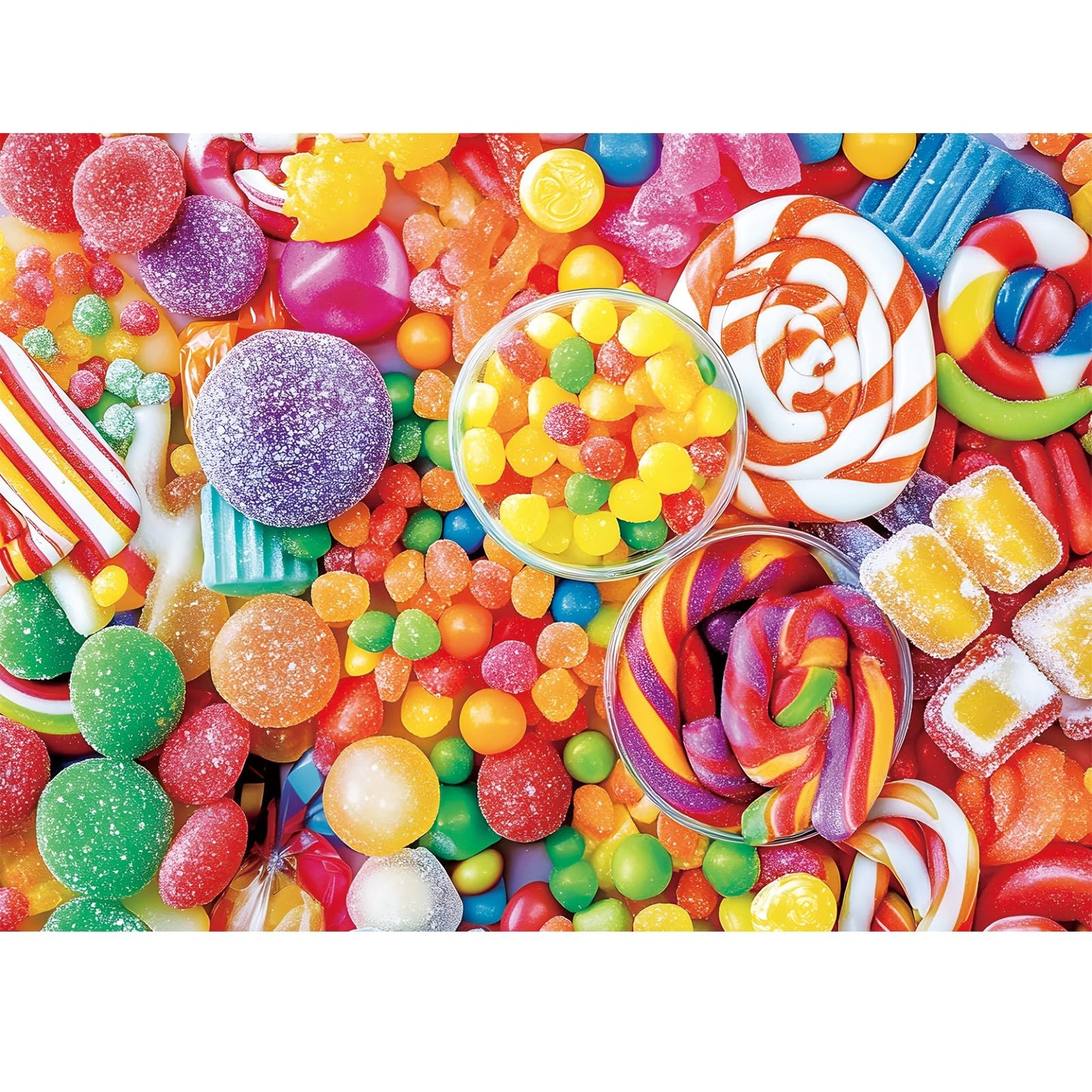 DAGIRT 500 Piece Candy Puzzle for Adults – Colorful, Relaxing Jigsaw for Family & Friends