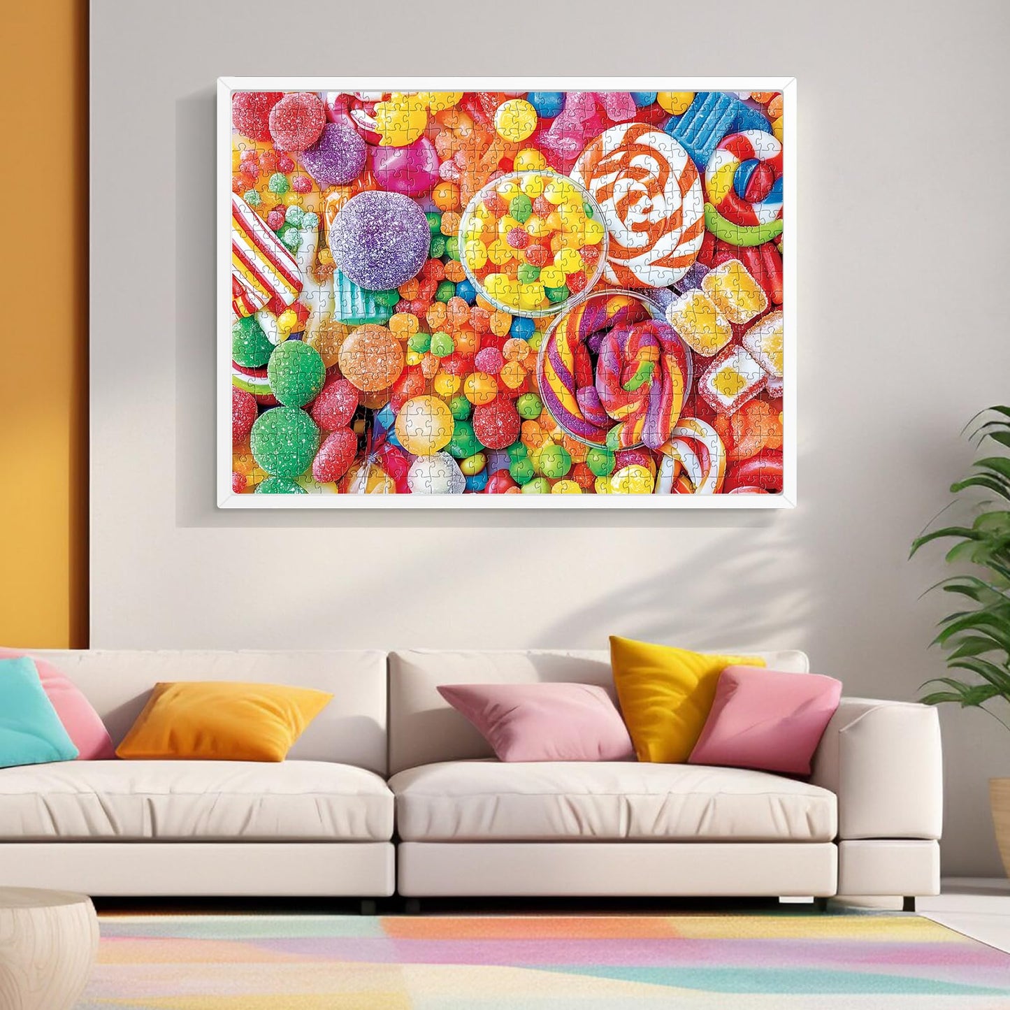 DAGIRT 500 Piece Candy Puzzle for Adults – Colorful, Relaxing Jigsaw for Family & Friends