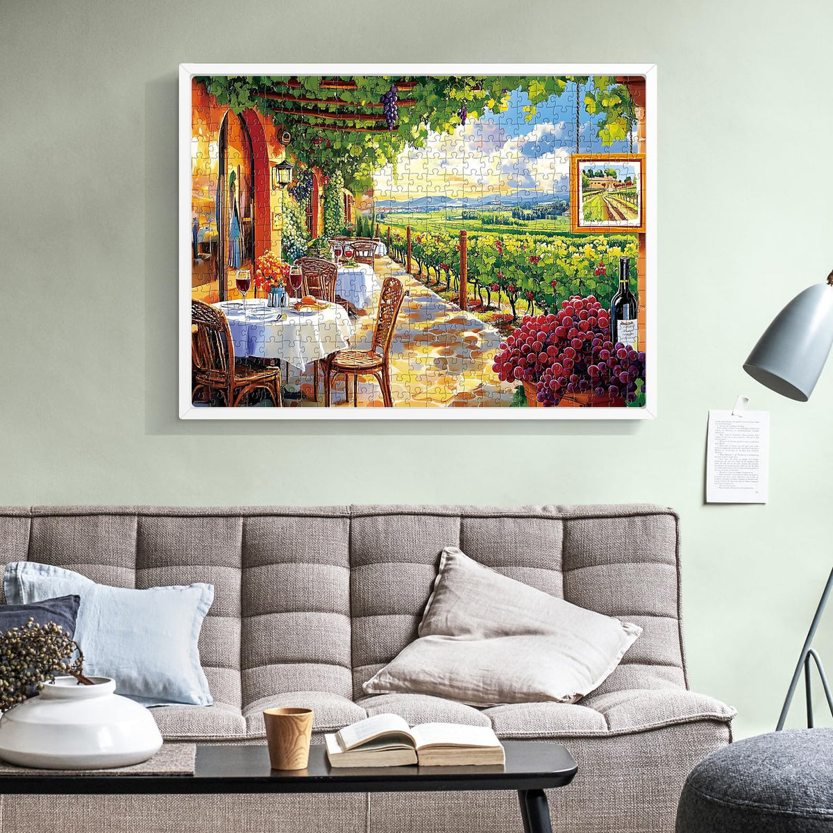 DAGIRT 500-Piece Jigsaw Puzzle for Adults | Natural Wine Estate Vineyard Puzzle 20.5 x 15 Inches