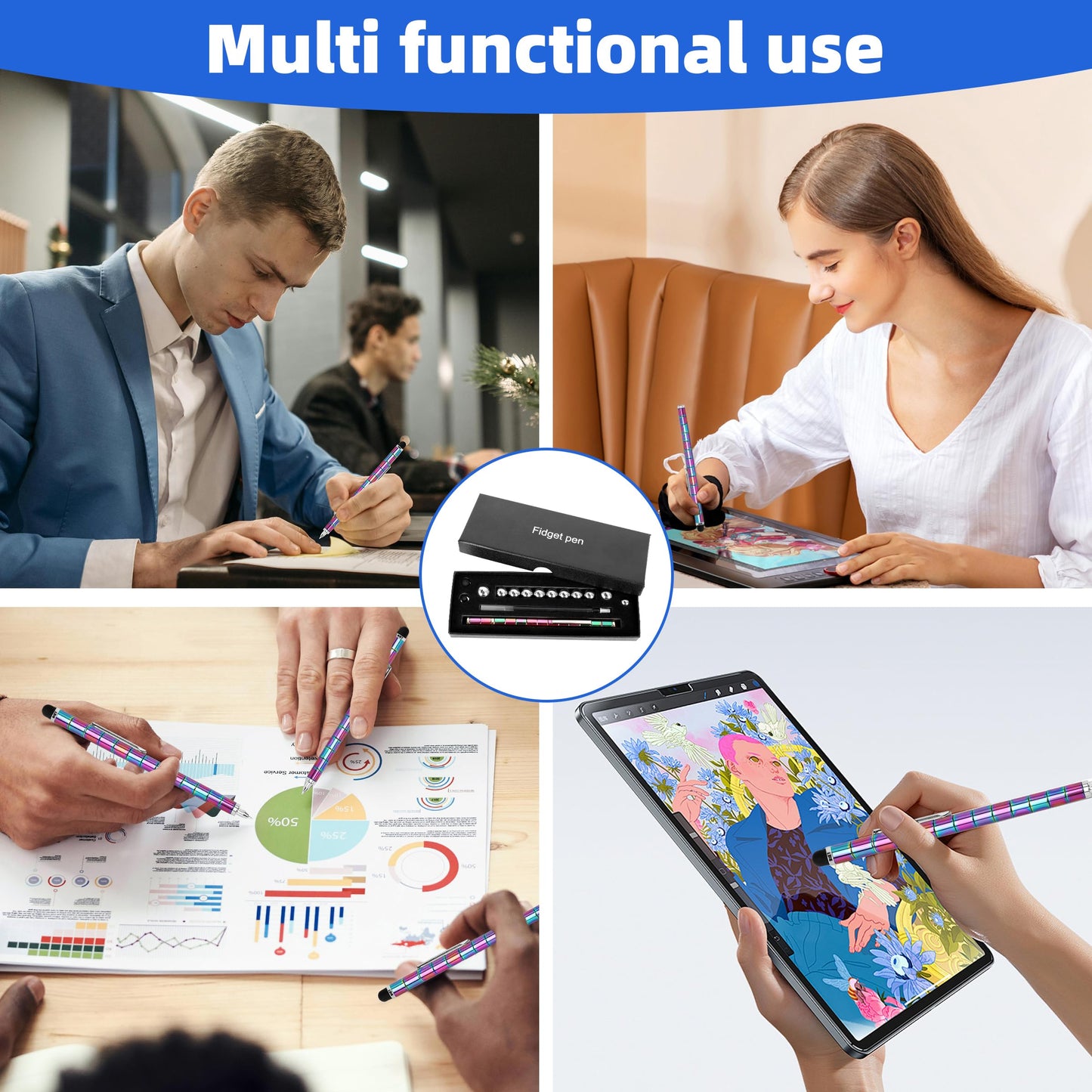 DAIKOYE Fidget Pen Magnetic Toys – Fun Magnetic Pen for Teens & Kids