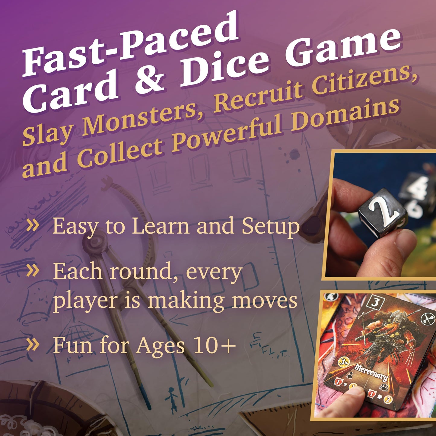 Daily Magic Games: Valeria Card Kingdoms — Strategy & Dice Activation (1-5 Players)