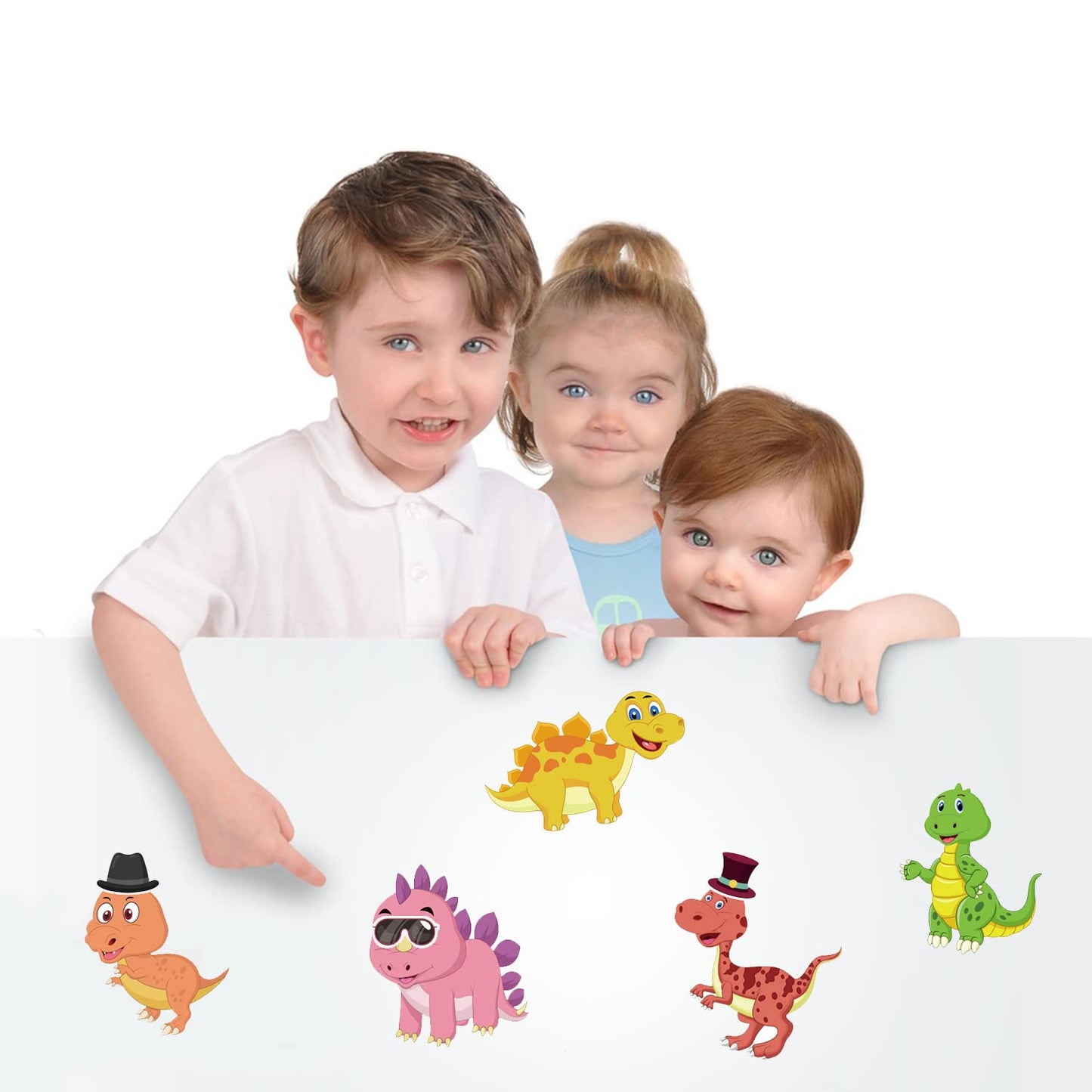 DaiUni Make Your Own Dinosaur Stickers – 24 Sheets for Kids