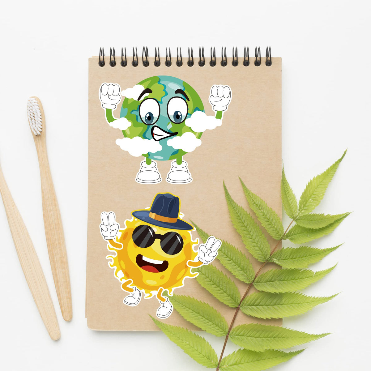 DaiUni 24-Sheet Make Your Own Space & Face Stickers for Kids