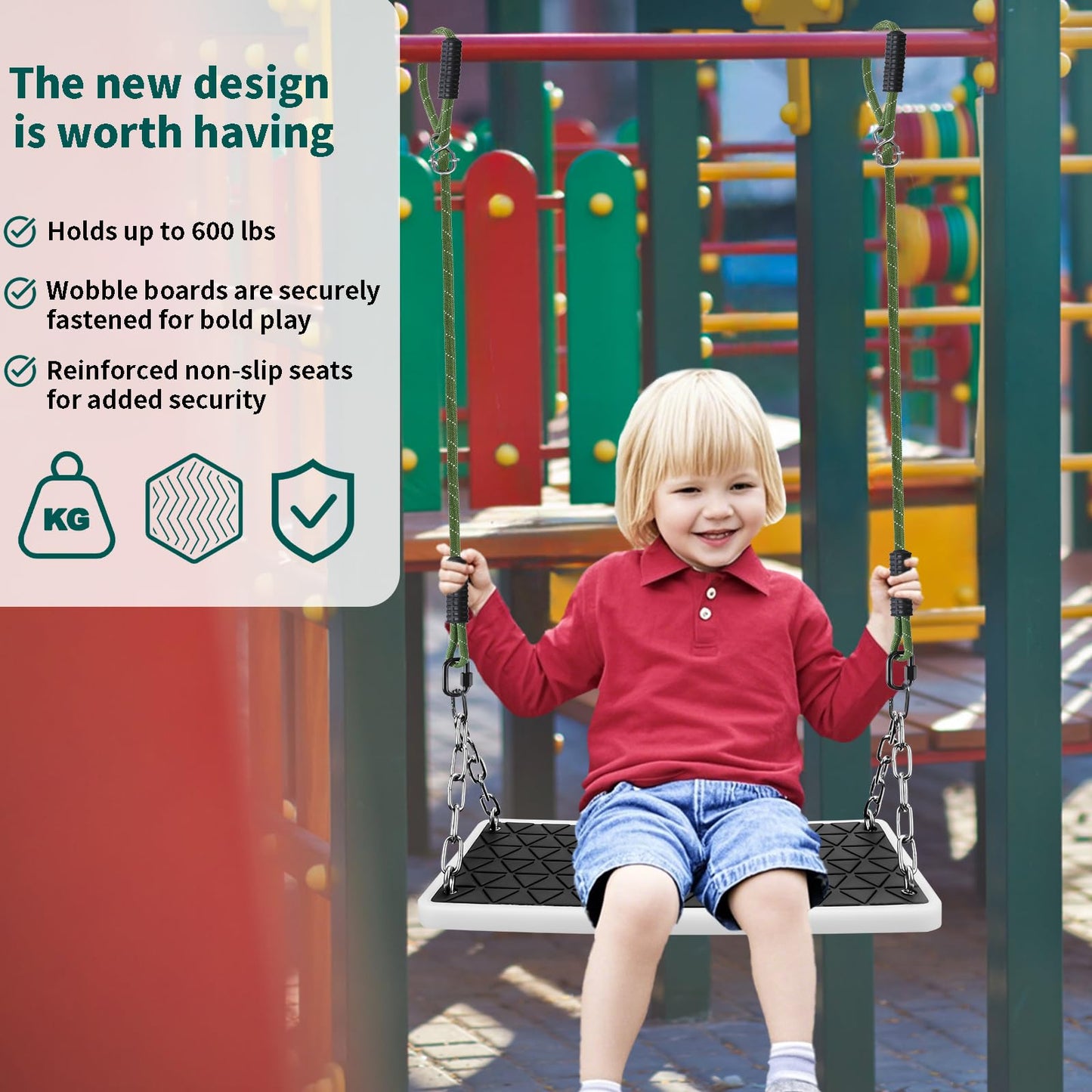 Dakzhou Heavy-Duty Swing Seat Accessories – Non-Slip for Backyard & Indoor/Outdoor Use