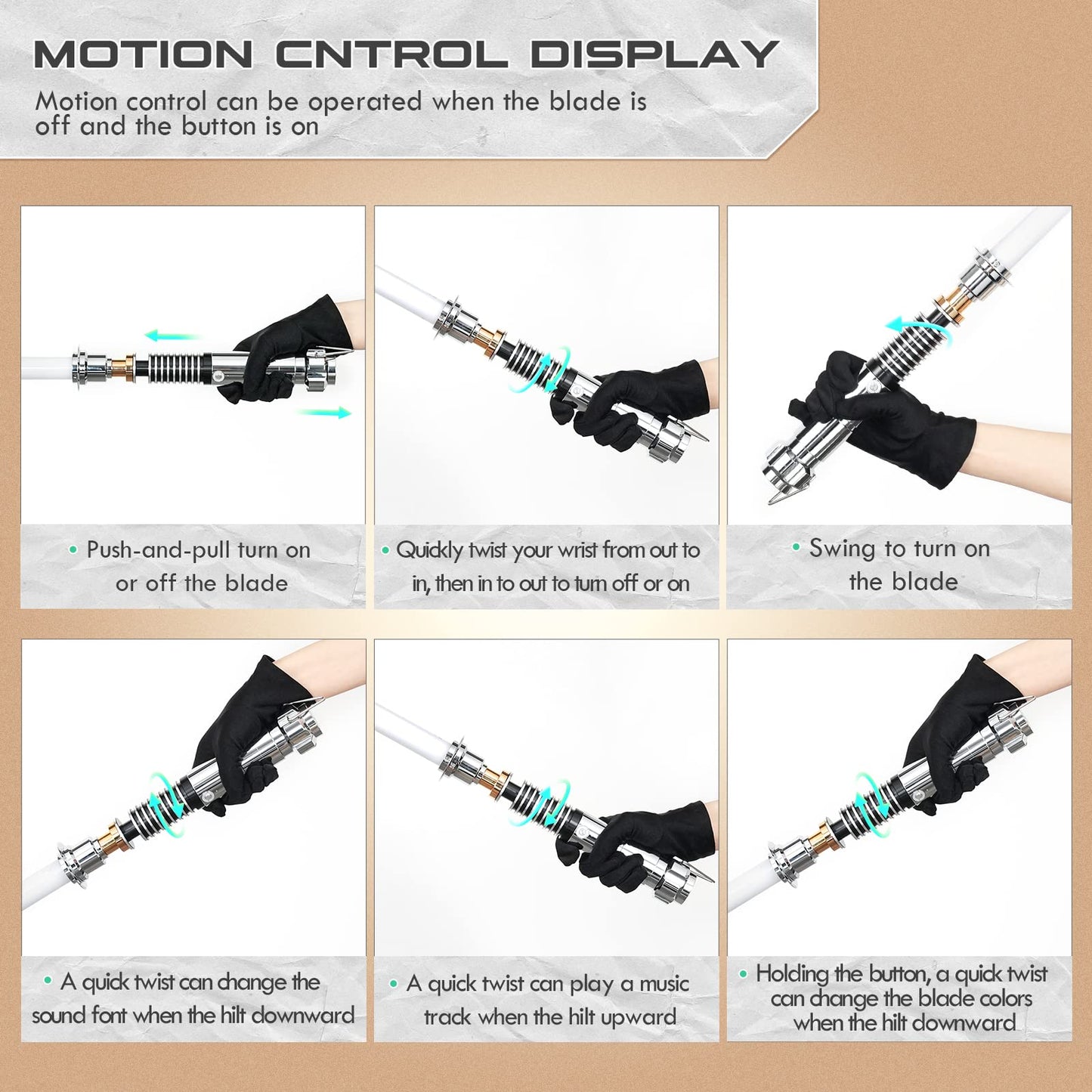 DAMIENSABER Upgrade Xenopixel 3.0 Motion Control Light Saber | 34 Sound Fonts, Infinite Color