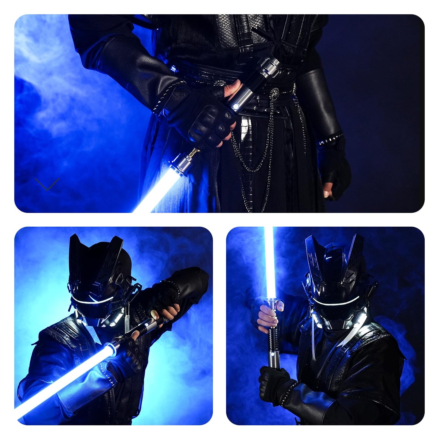 DAMIENSABER Upgrade Xenopixel 3.0 Light Saber – Motion Control, 34 Sound Fonts, Infinite RGB, Metal Hilt