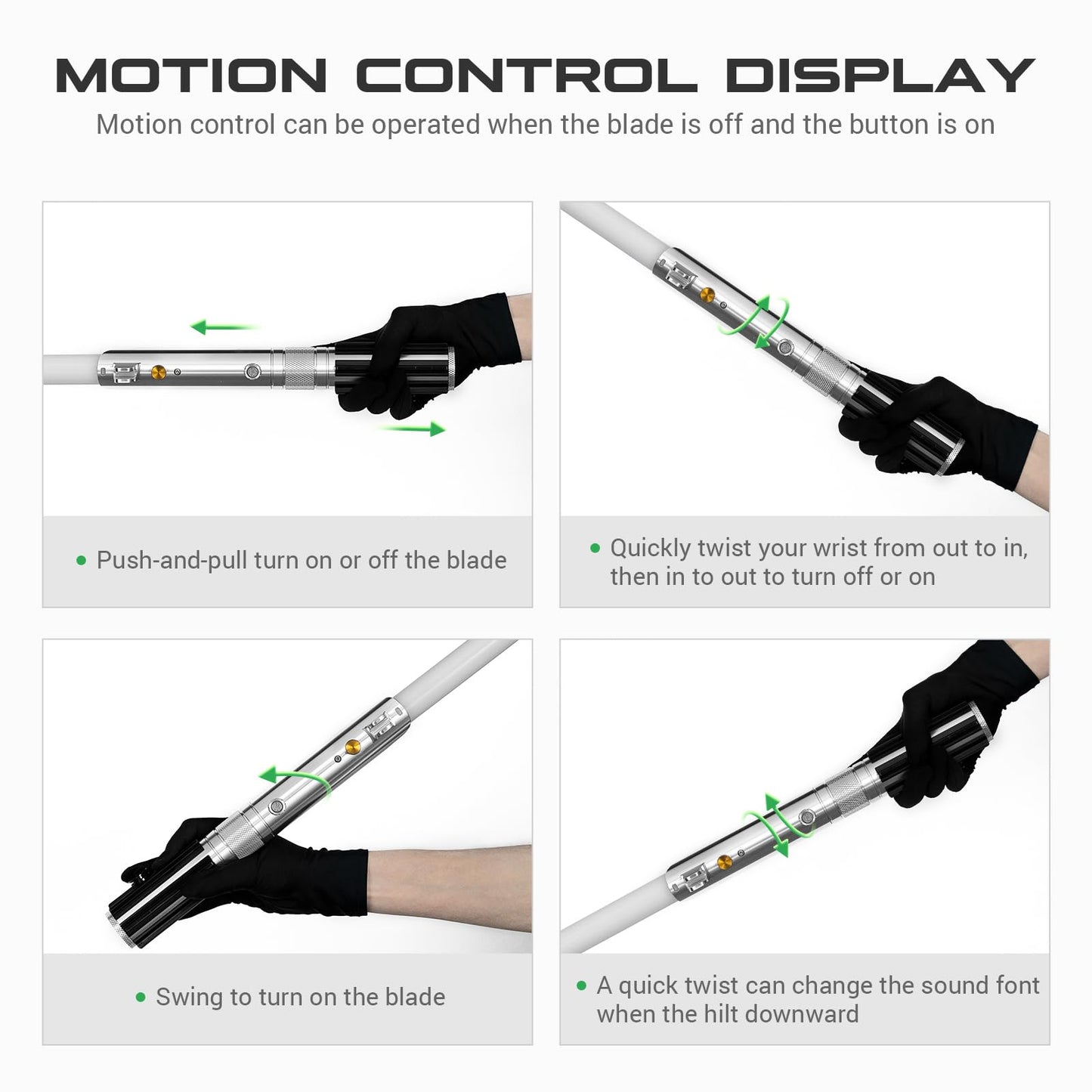 DAMIENSABER RGB V3 Smooth Swing Light Saber | 16 Sound Fonts, Motion Control, Infinite Color