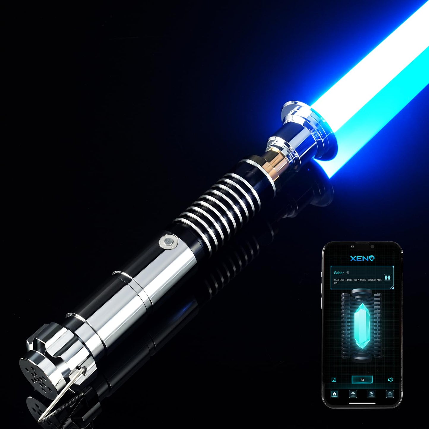 DAMIENSABER RGB3.0 Upgrade – Smooth Swing Light Saber, 16 Fonts, Infinite Color
