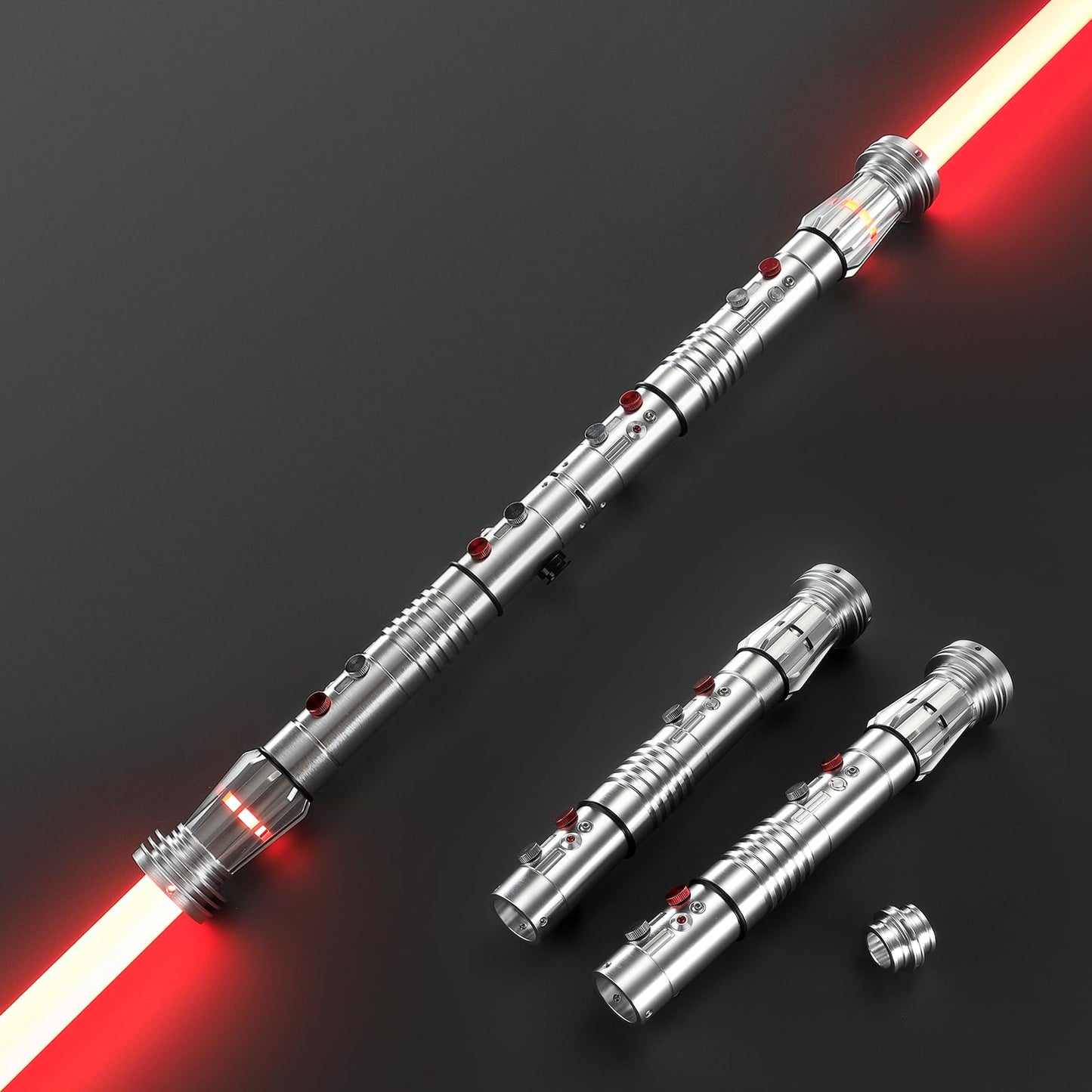 DAMIENSABER RGB30 Double-Blade Light Saber – Motion Control & 16 Sounds