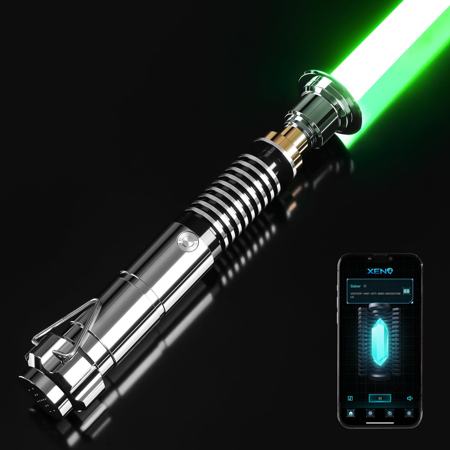 DAMIENSABER Upgrade Xenopixel 3.0 Motion Control Light Saber | 34 Sound Fonts, Infinite Color