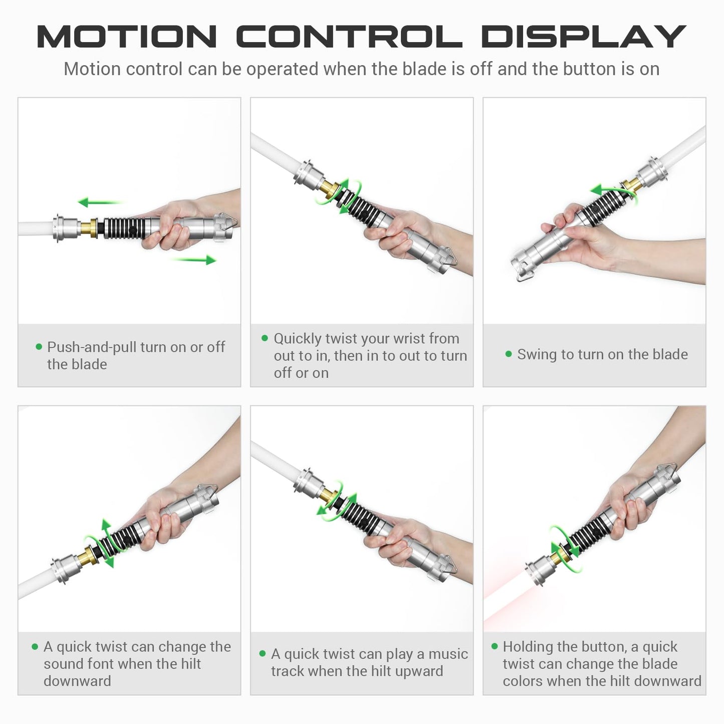 DAMIENSABER Xenopixel V3 Motion Control Light Saber – 34 Sound Fonts, Infinite Color, Rechargeable