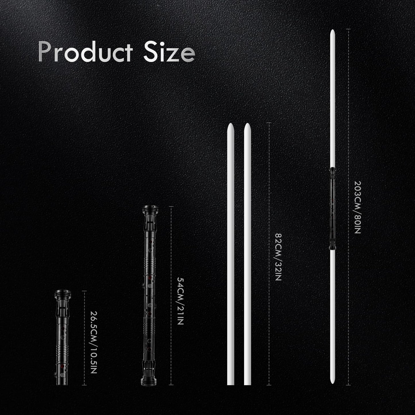 DAMIENSABER Xenopixel V3: Motion-Control Light Saber with 34 Fonts & Infinite RGB