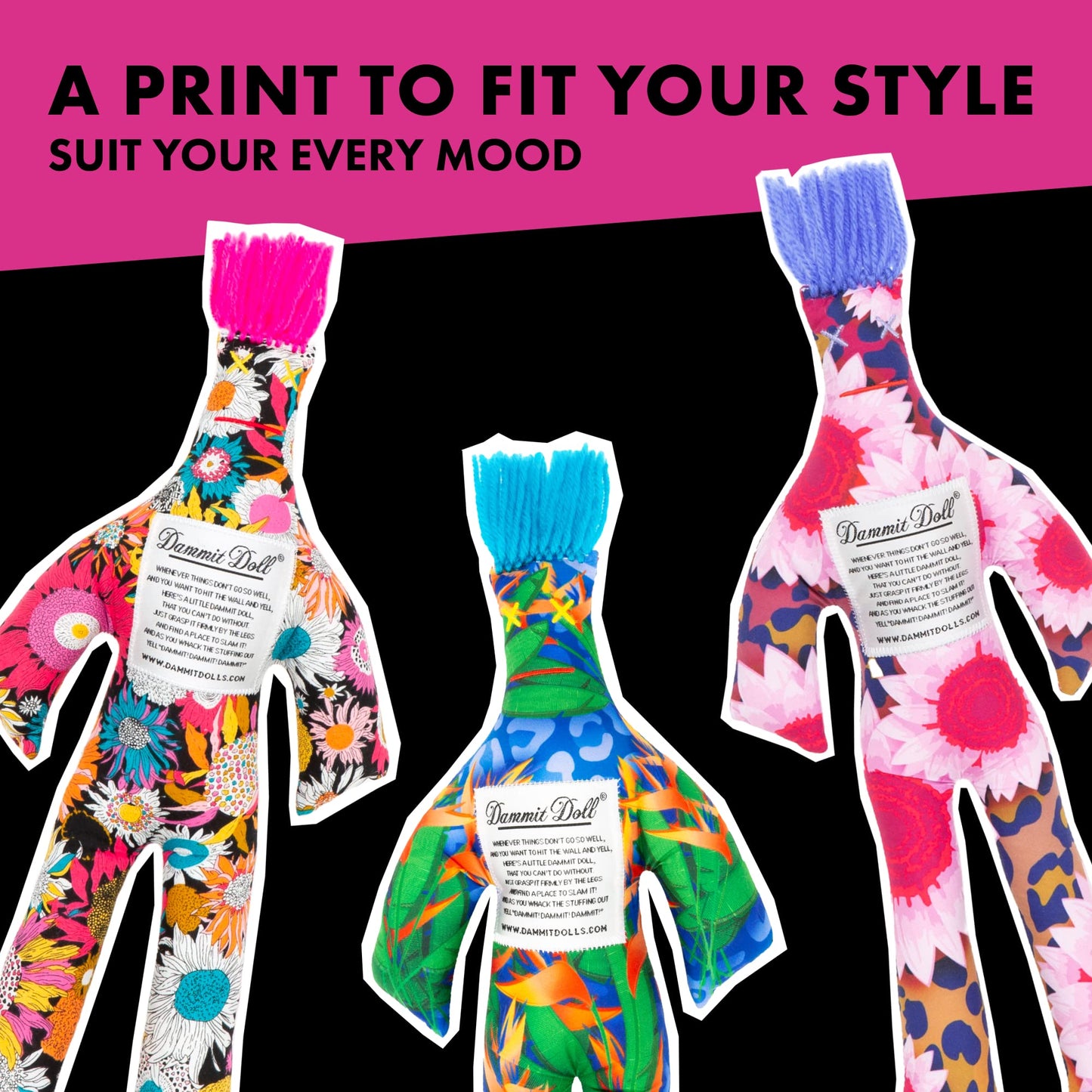 Dammit Doll - Limited Edition Cancer Doll for Stress Relief & Gag Gifts | Dammit Doll