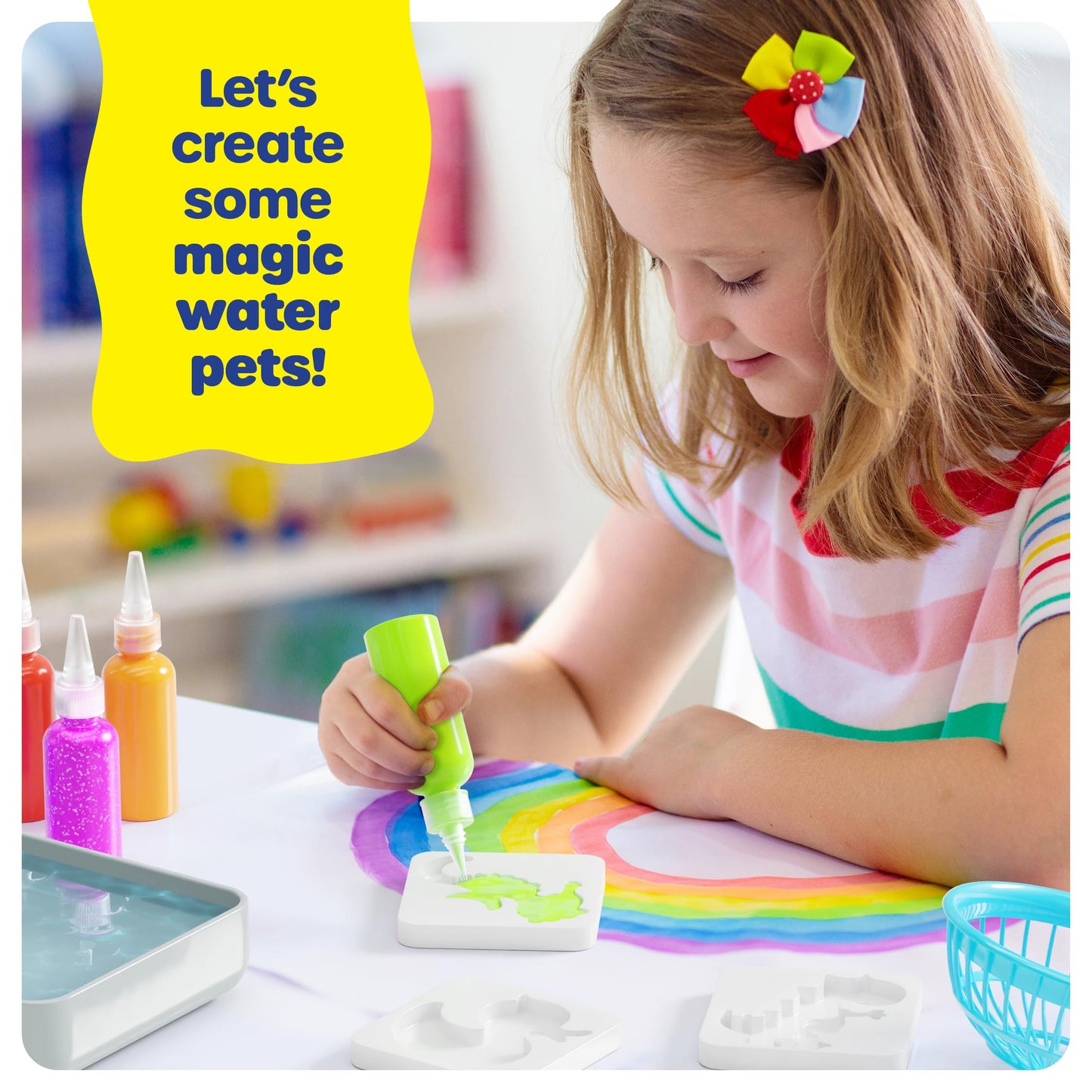 Dan&Darci Aqua Fairy Water Gel Kit for Kids | Magic Elf Toys & DIY Squishy Pets