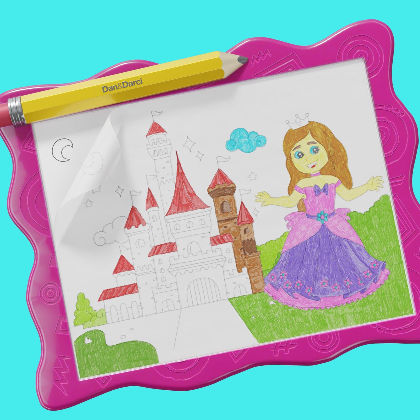 Dan&Darci Light Up Tracing Pad for Kids – Arts & Crafts Tablet, 6+ Gift
