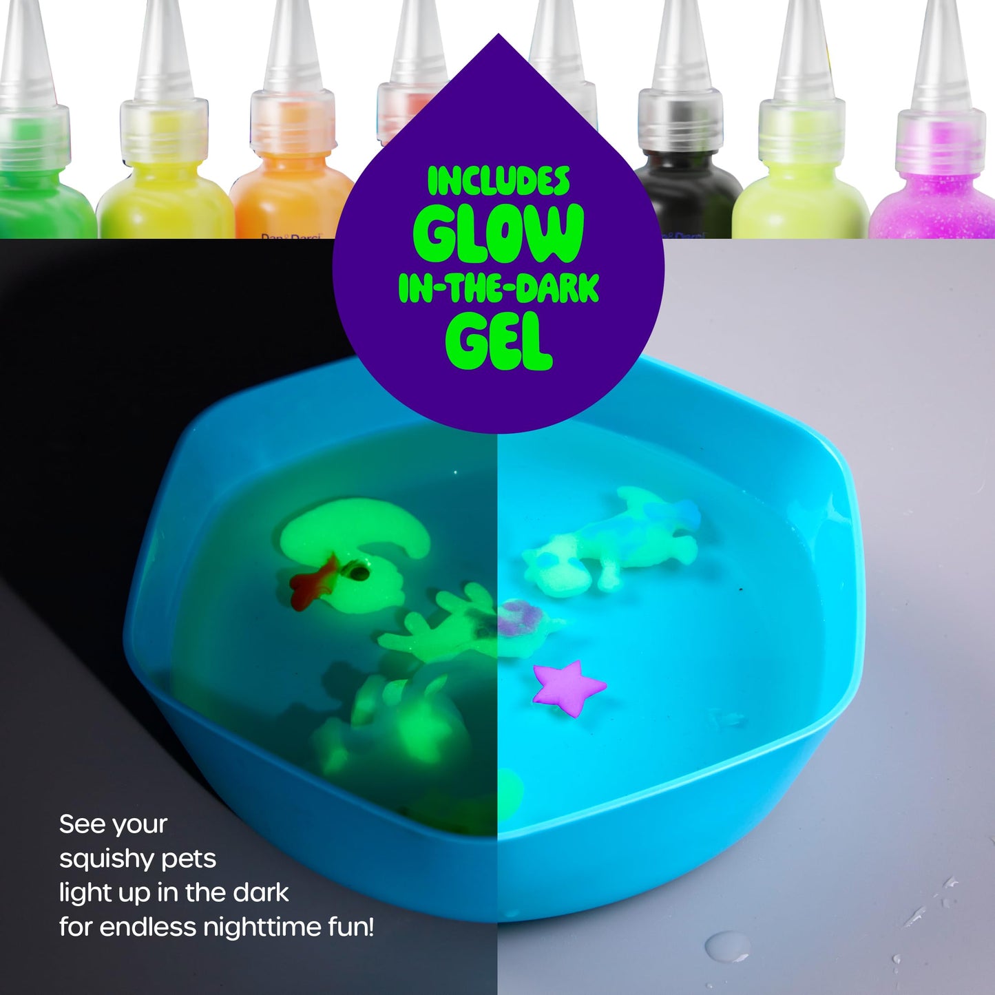 Dan & Darci Jumbo Aqua Fairy Water Gel Kit for Kids – DIY Water Pets & Squishies