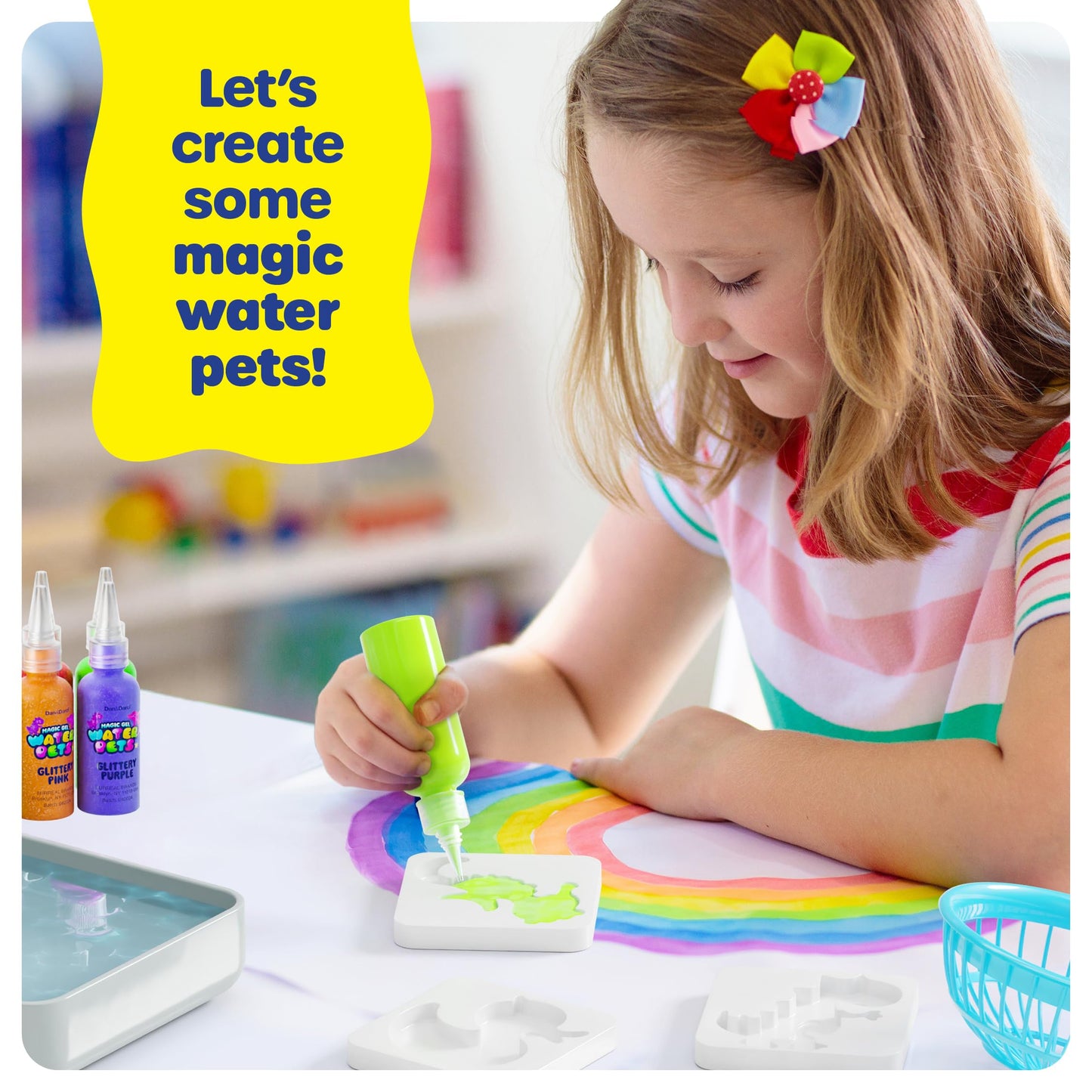 Dan & Darci Jumbo Aqua Fairy Water Gel Kit for Kids – DIY Water Pets & Squishies