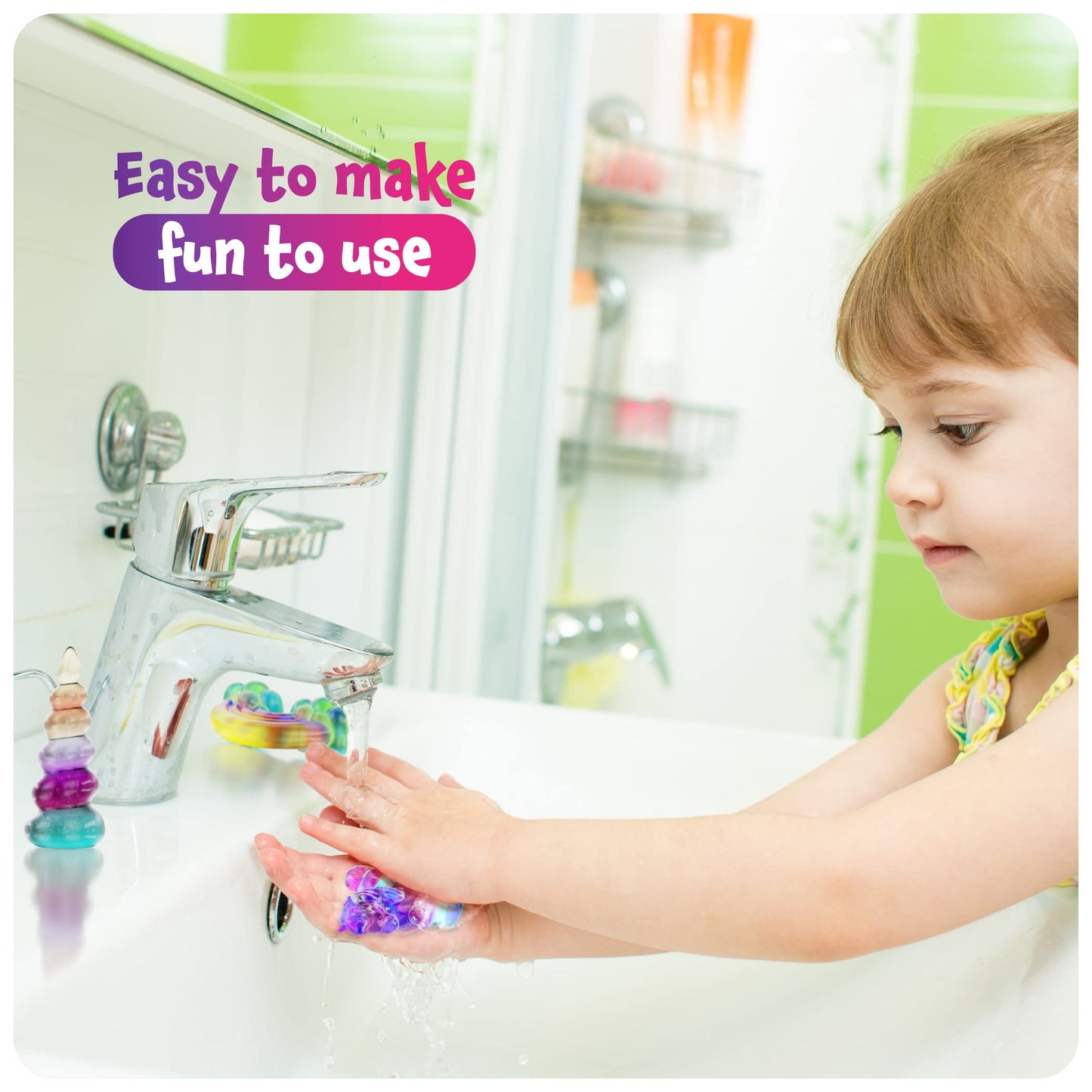 Dan&Darci Unicorn Soap Making Kit – Creative DIY Bath Crafts for Kids 6+