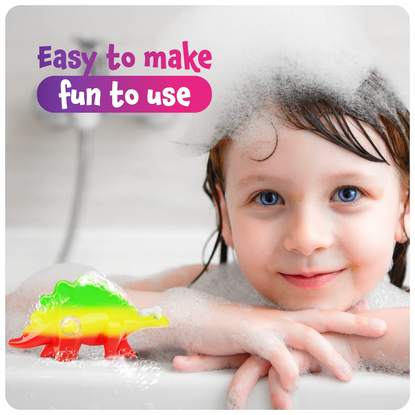 Dan&Darci Dino Soap Making Kit for Kids – Dinosaur Science Craft