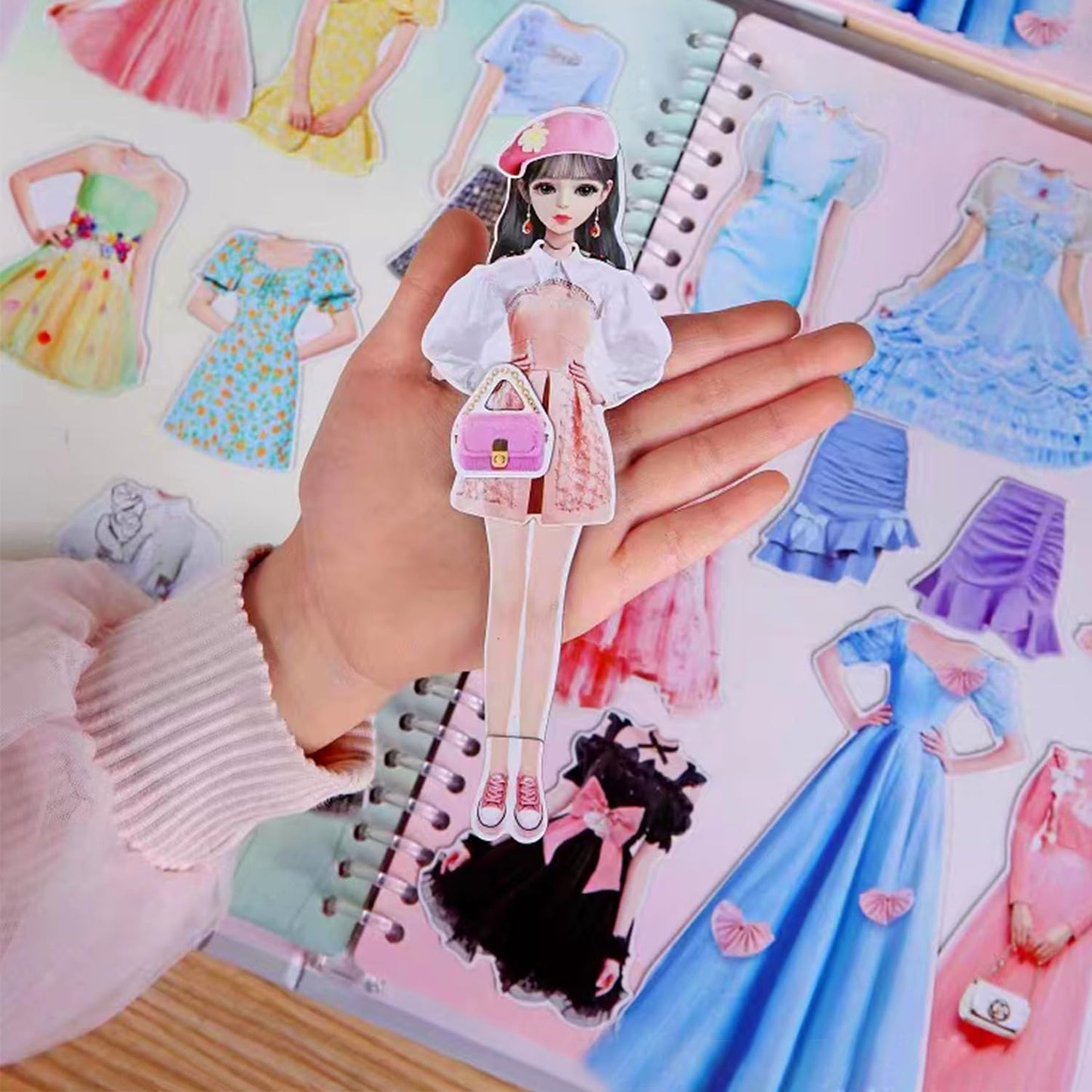 Daniel Axel Magnetic Princess Dress Up Paper Doll Set – Creative Magnetic Fashion Play for Kids 3+