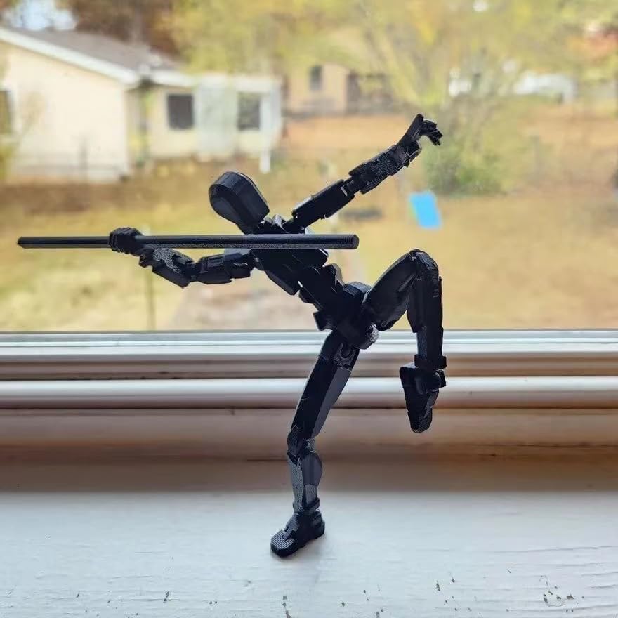 DANONI Titan13 Robot Action Figure Set - 5 Pieces, Interchangeable Weapons & Durable 3D Printed Collectibles