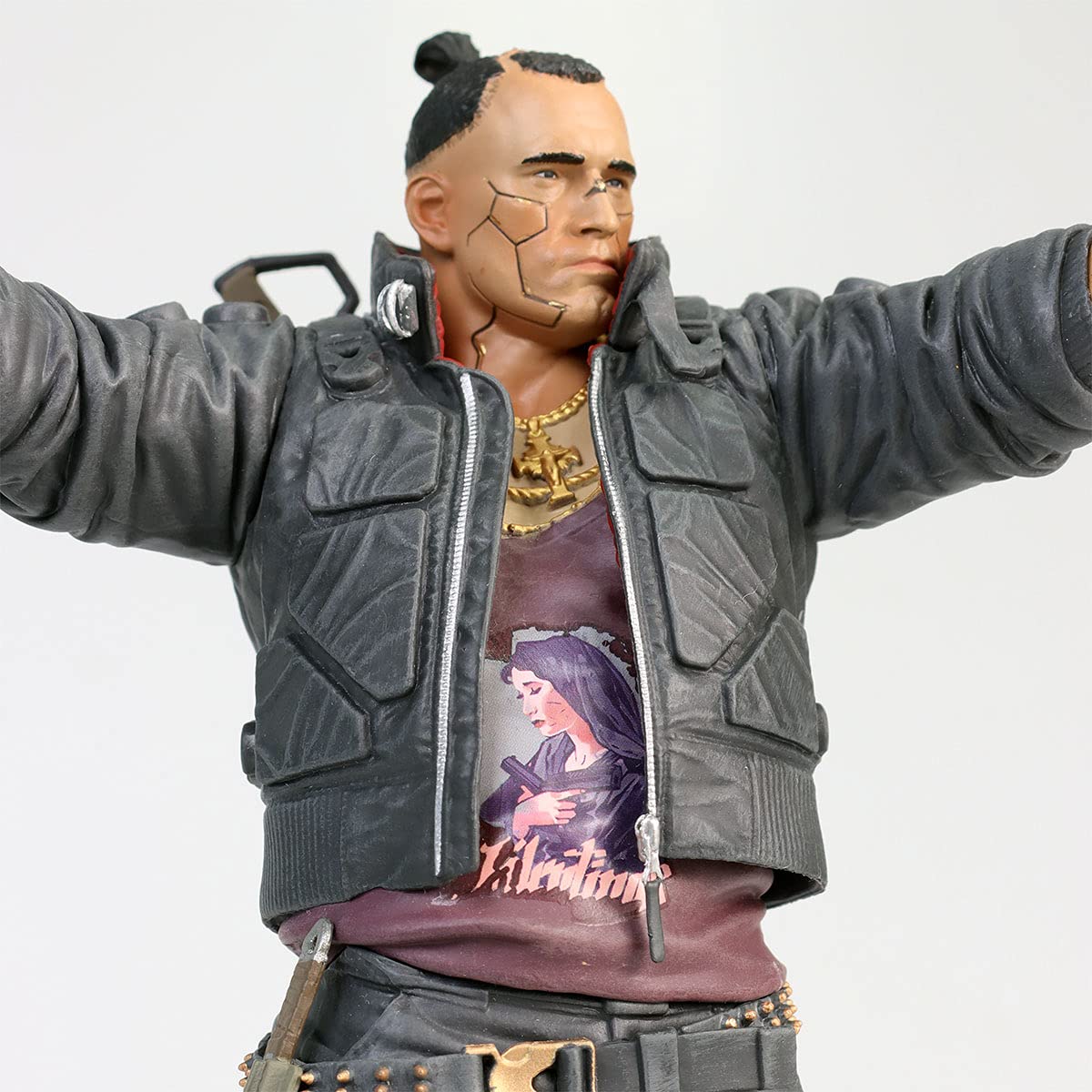 Dark Horse Comics Cyberpunk 2077 Jackie Welles 9.75-Inch Figure on Samurai Base