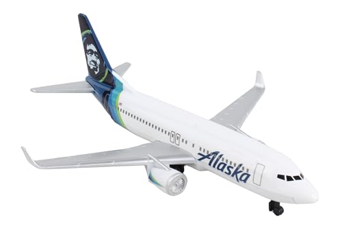 Daron Alaska Airlines Airport Playset — Die-Cast Plane & Vehicles for Kids 3+