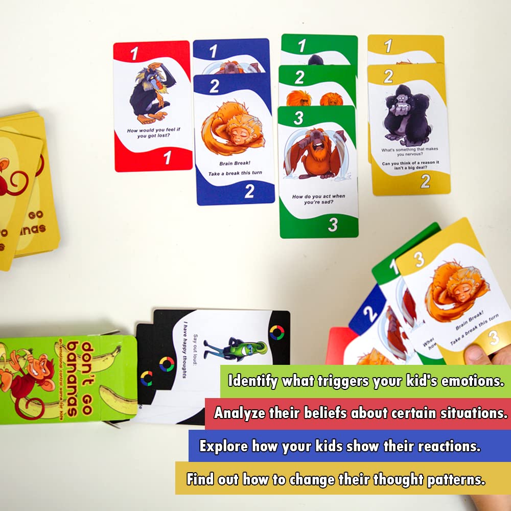 da Vinci's Room Don't Go Bananas – CBT Therapy Game for Kids (Ages 6-12)