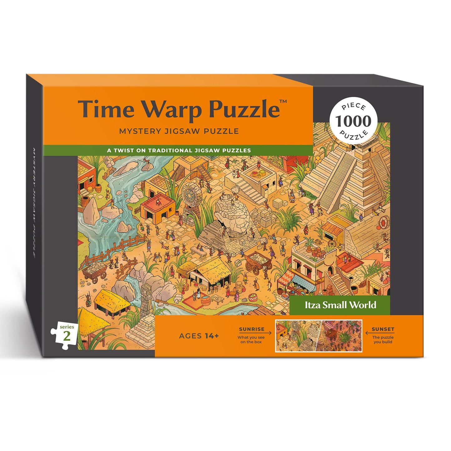 Time Warp Puzzle Series 2: Sunrise to Sunset – 1000-Piece Jigsaw for Adults | da Vinci's Room