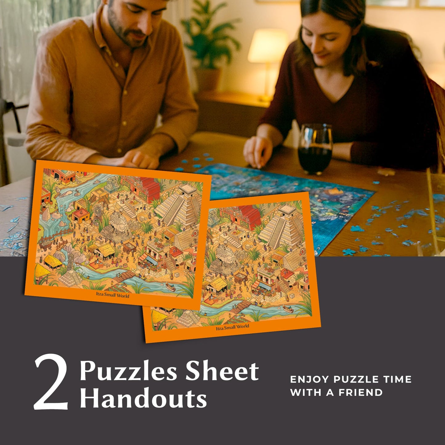 Time Warp Puzzle Series 2: Sunrise to Sunset – 1000-Piece Jigsaw for Adults | da Vinci's Room