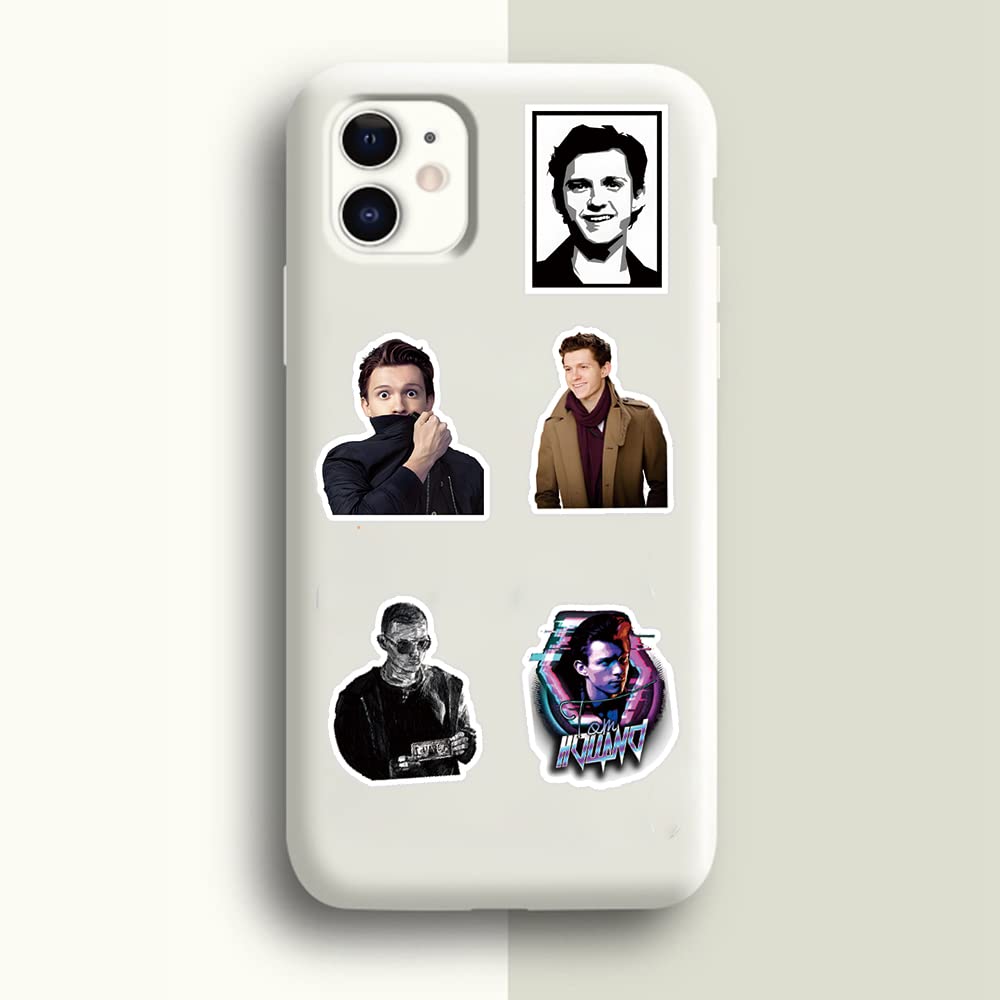 DAWINRK Tom Holland Stickers 63pcs – Waterproof Vinyl Decals for Laptops & Water Bottles