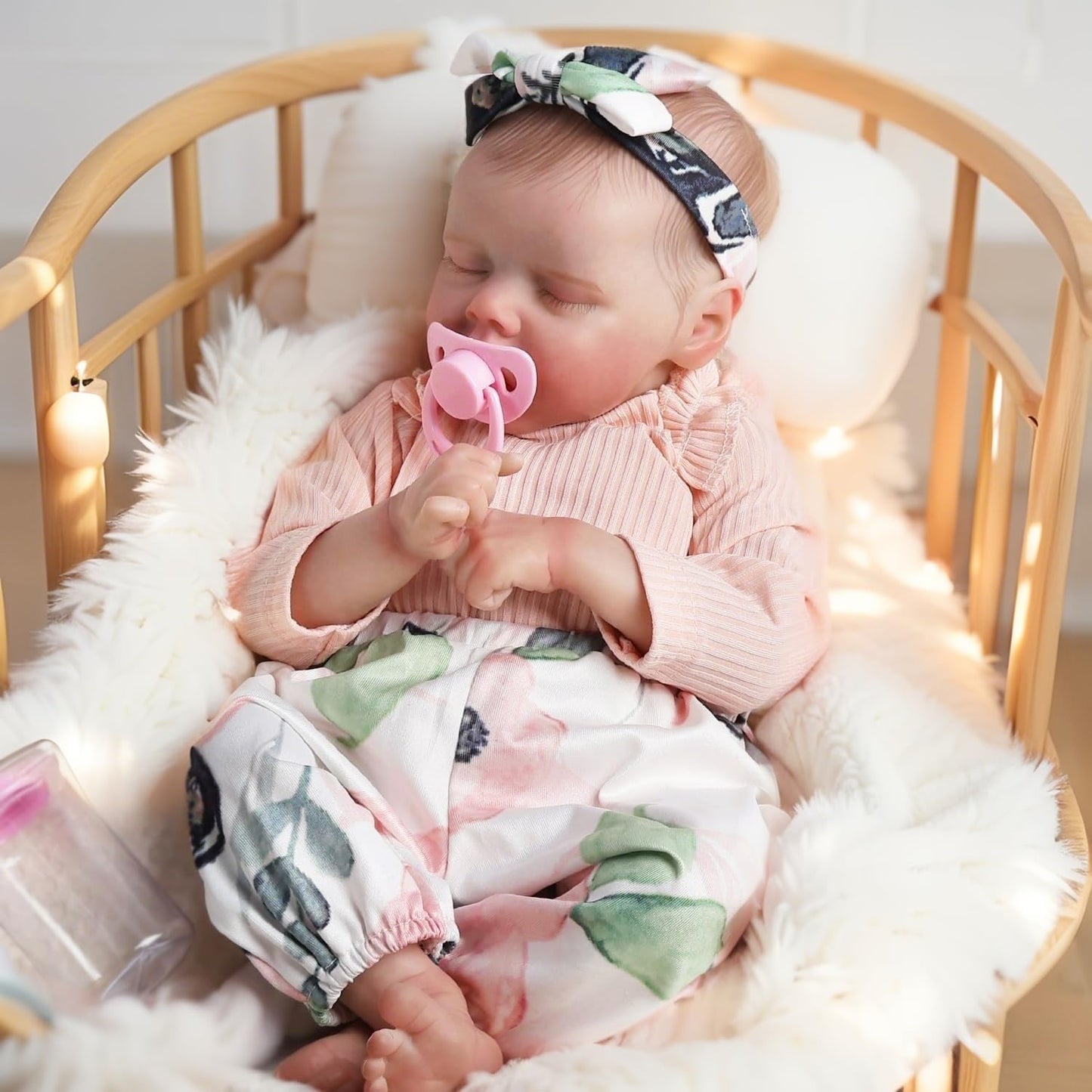 DAYOFF KIDS Lifelike Reborn Baby Dolls — 18-Inch Realistic Newborn with Weighted Vinyl Body