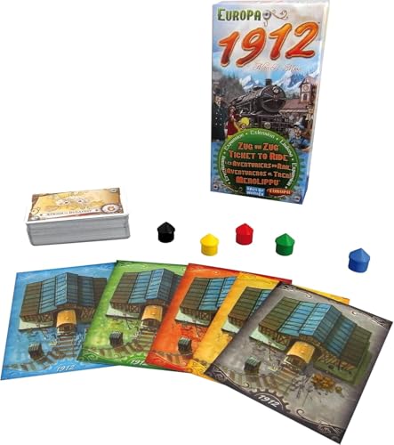 Ticket to Ride Europa 1912 Expansion - Days of Wonder | New Routes, Warehouses & Depots