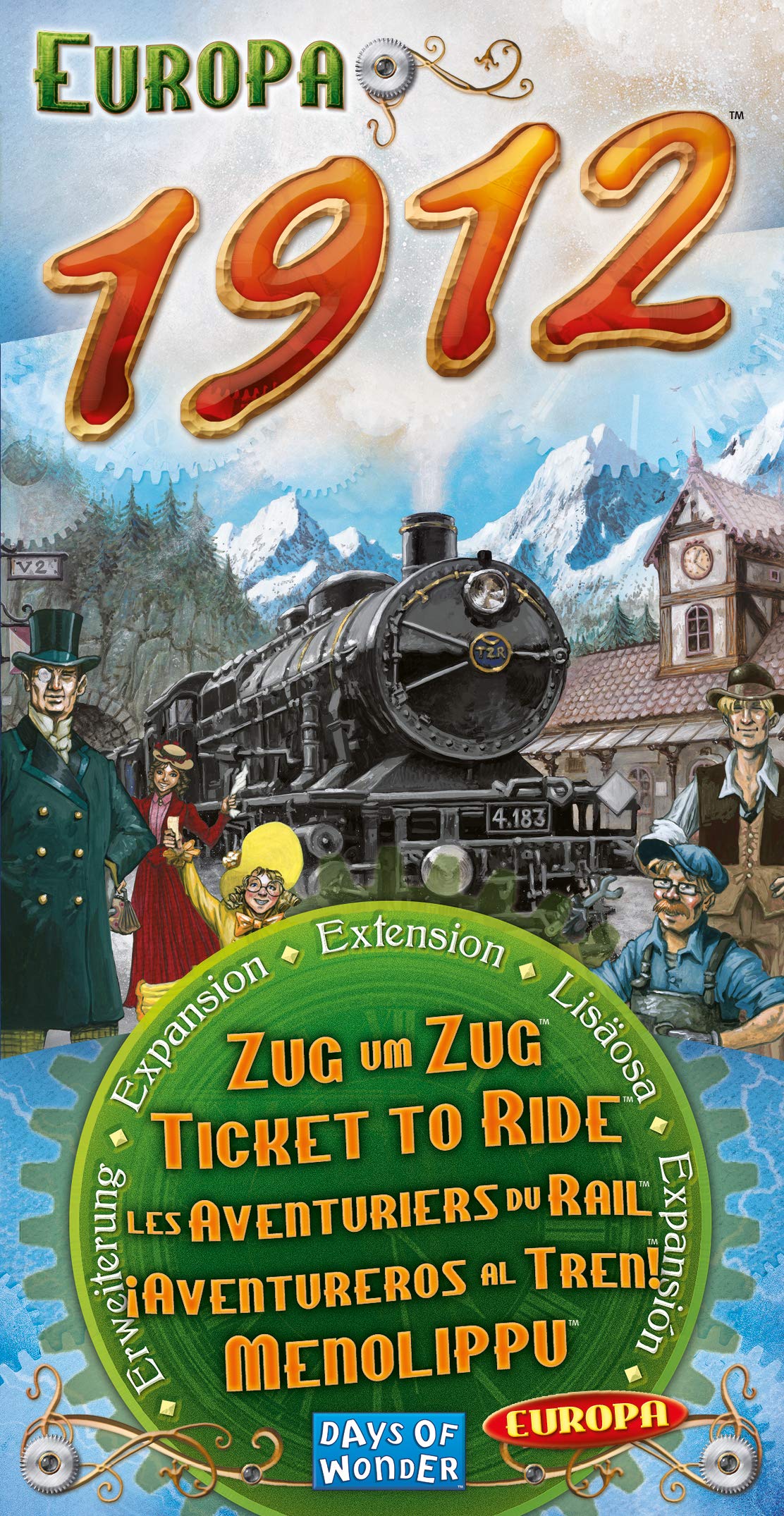 Ticket to Ride Europa 1912 Expansion - Days of Wonder | New Routes, Warehouses & Depots