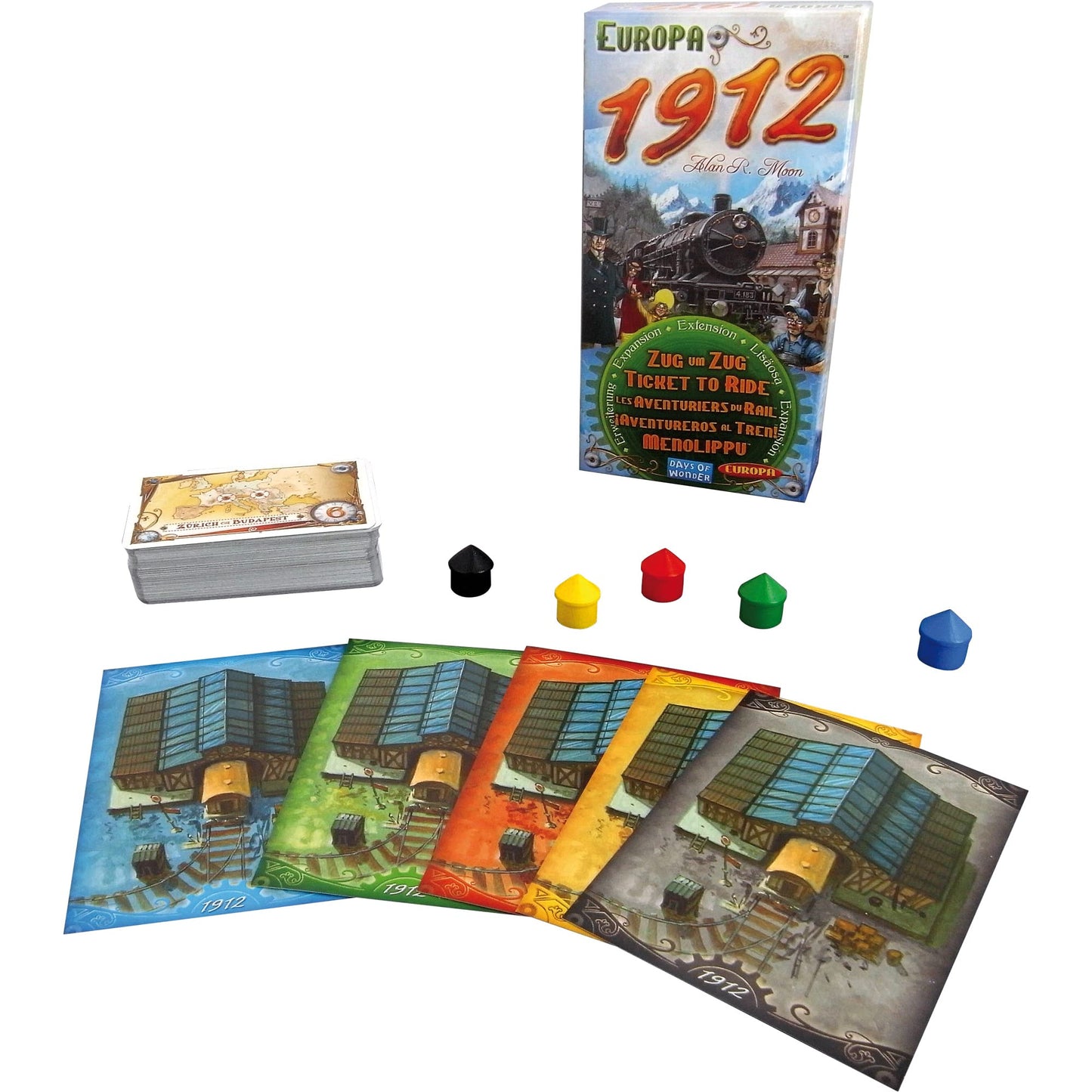 Ticket to Ride Europa 1912 Expansion - Days of Wonder | New Routes, Warehouses & Depots