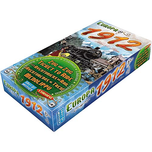 Ticket to Ride Europa 1912 Expansion - Days of Wonder | New Routes, Warehouses & Depots