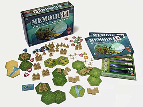 Days of Wonder Memoir '44 Pacific Theatre Expansion – New Units, Terrains & Rules