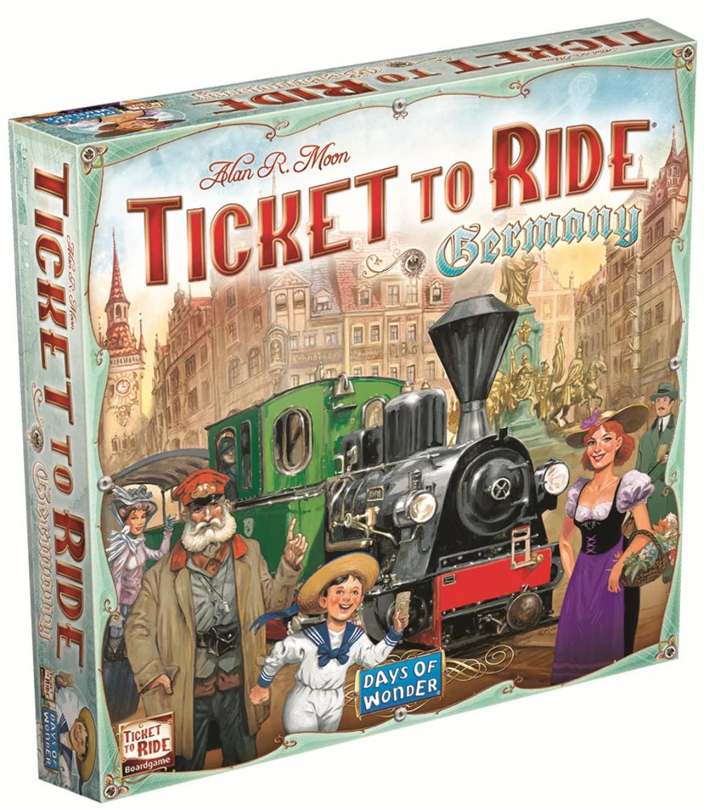 Days of Wonder – Ticket to Ride: Germany Board Game | Standalone Family Railway Fun (2-5 Players, 8+, 30–60 Min)