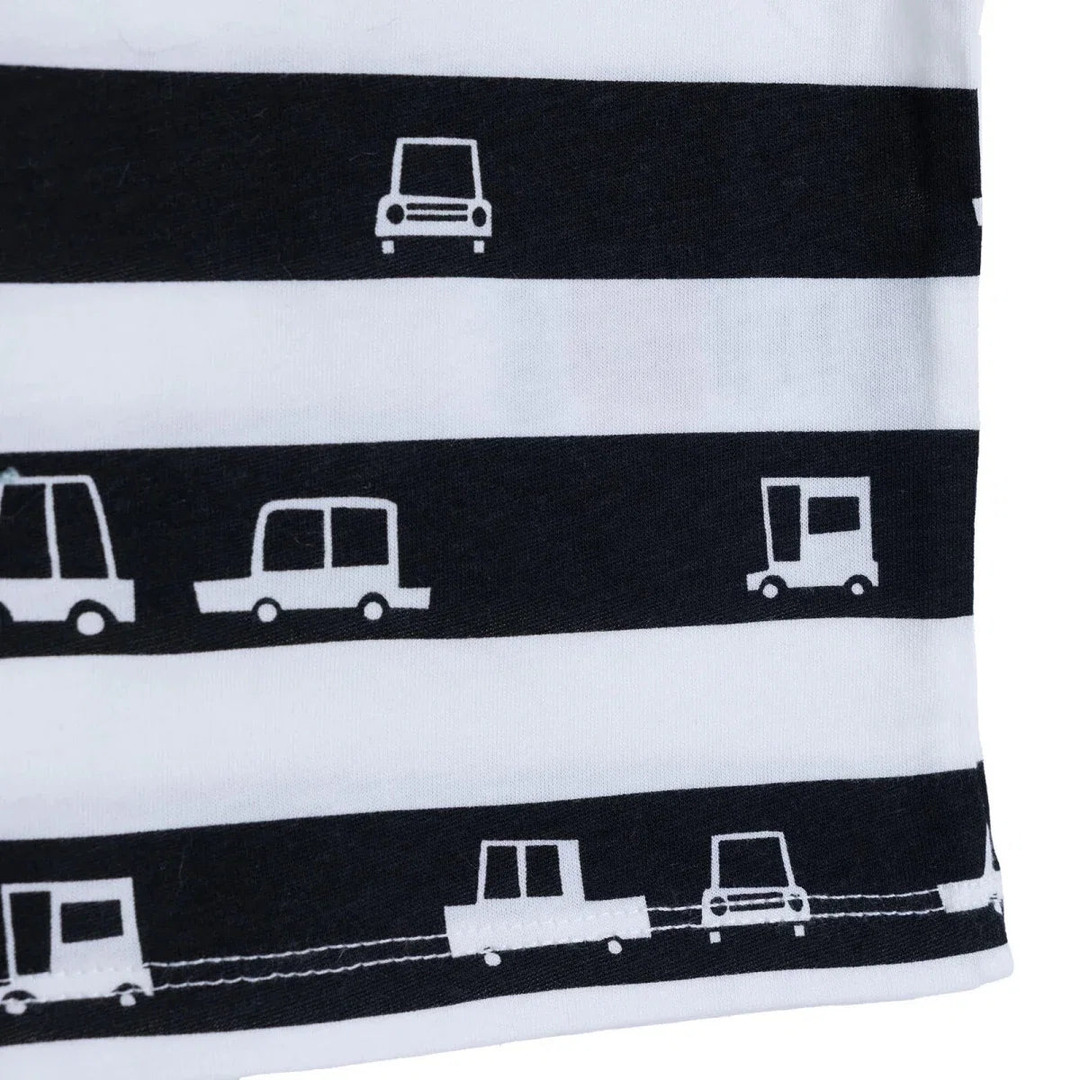 HelloBaby Boys T-shirt Vehicle Print Crew Neck Short Sleeve - Ecru