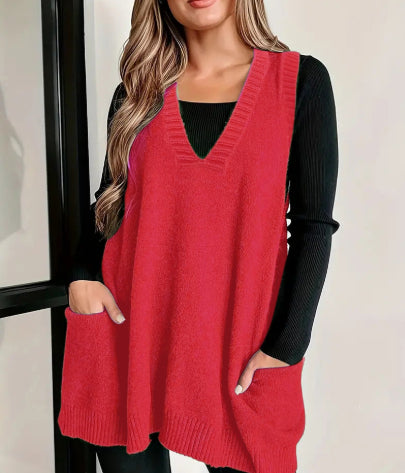 Loose Plus Size Sleeveless Pullover Casual Fashion