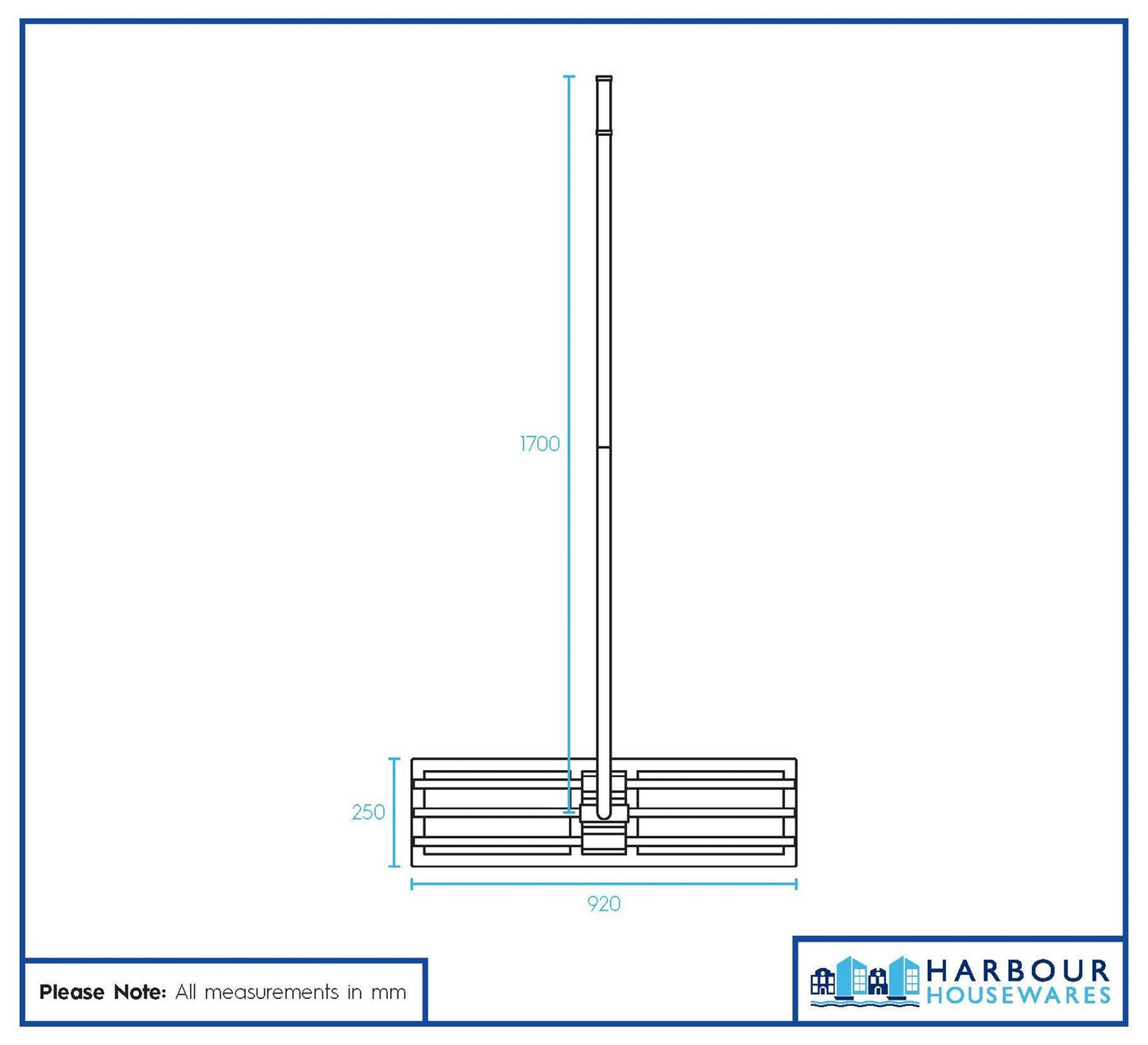Heavy Duty Iron Lawn Levelling Rake