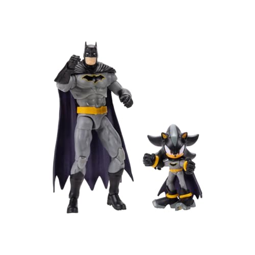 Sonic The Hedgehog DC Comics Action Figure Multipack – Shadow 2.5-inch & Batman 5-inch (Wave 2)