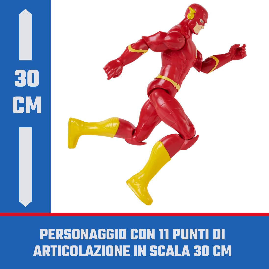 DC Comics 12-Inch The Flash Action Figure | 11-Point Articulation | Collectible Toy