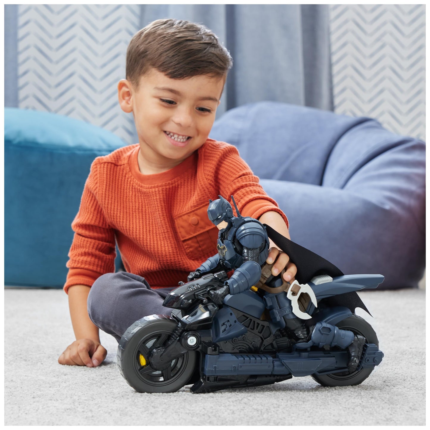 DC Comics Batman Adventures Batcycle: 2-in-1 Transforming Vehicle for 12-Inch Figures