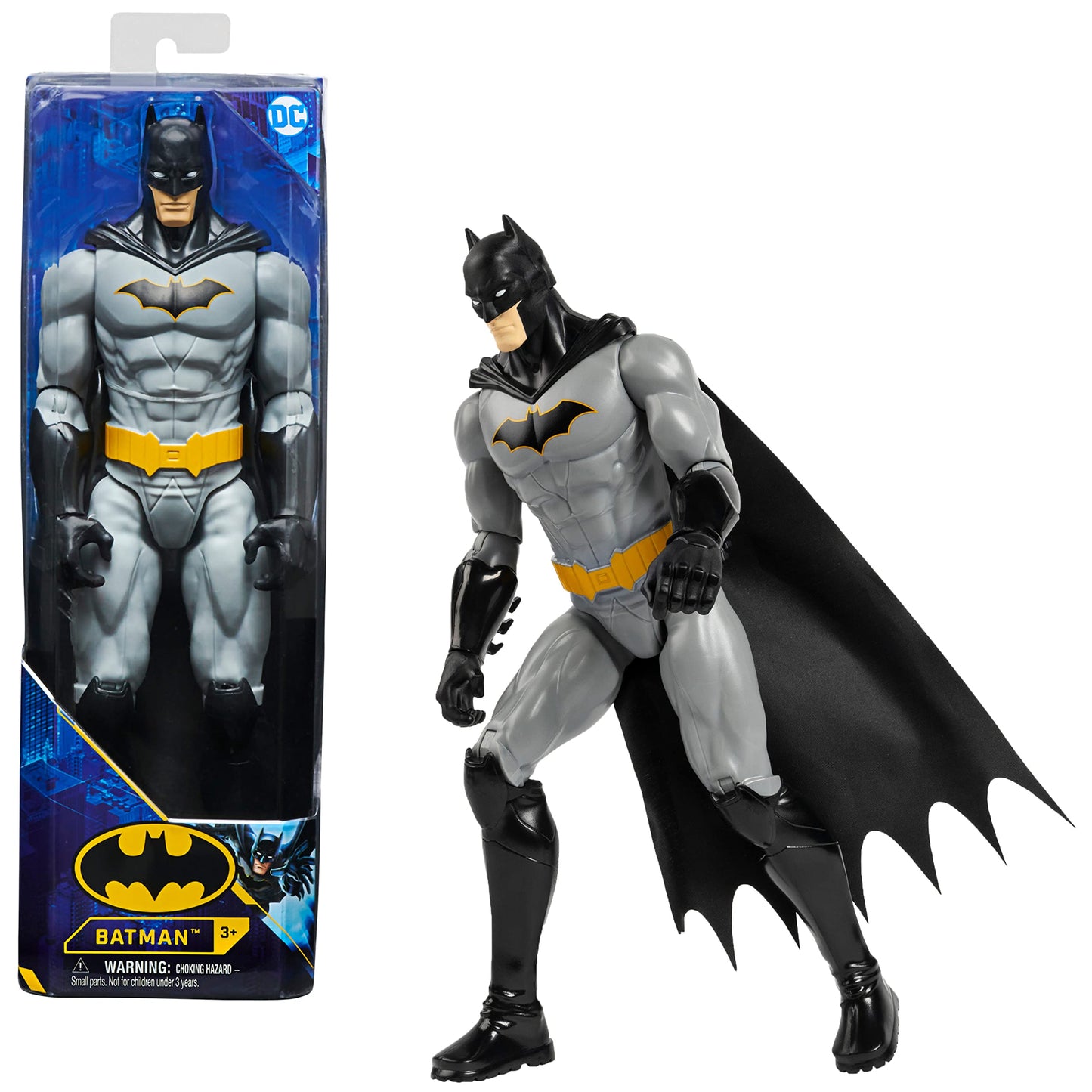 DC Comics 12-Inch Rebirth Batman Action Figure – 11-Point Articulation & Cloth Cape