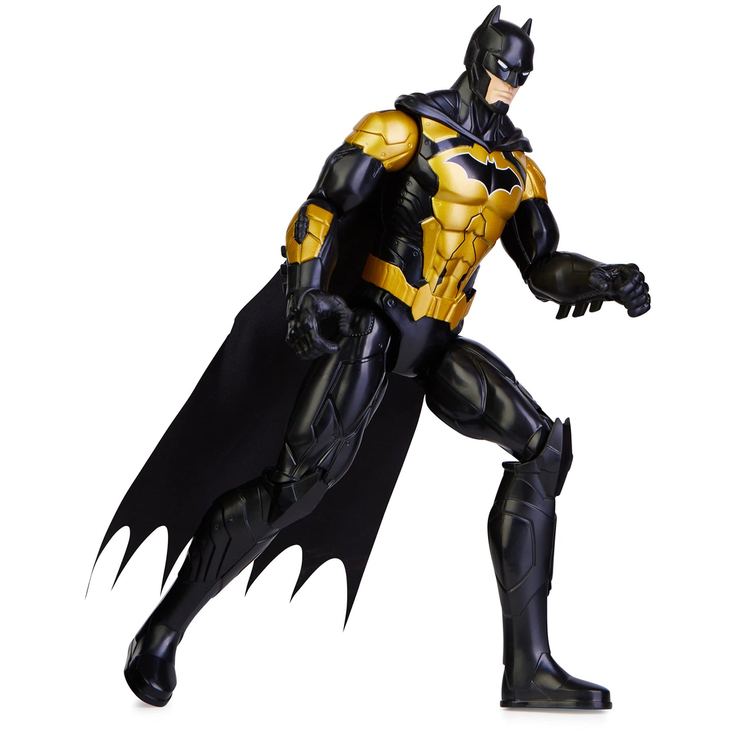 DC Comics Batman 12-Inch Attack Tech Batman Action Figure (Black Suit) – 11-Point Articulation