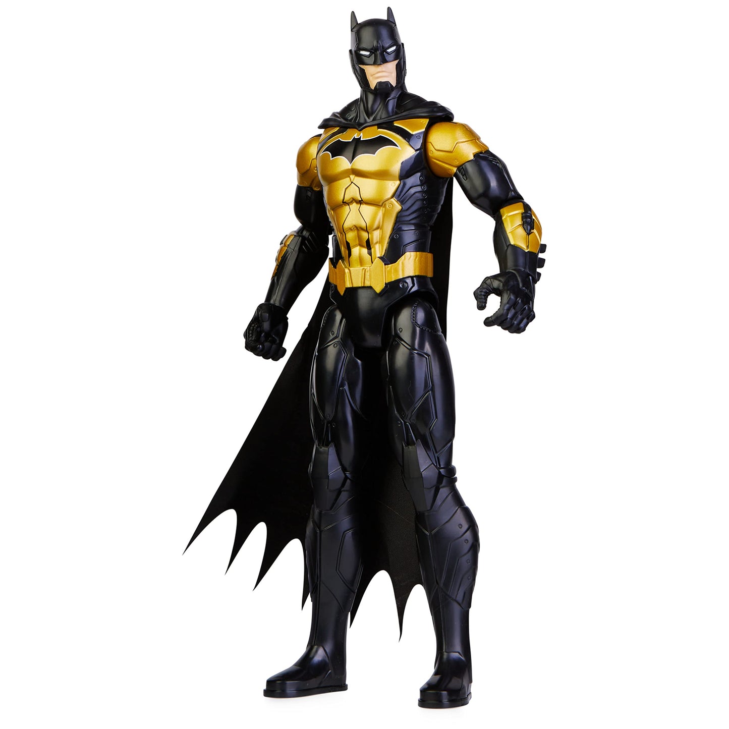 DC Comics Batman 12-Inch Attack Tech Batman Action Figure (Black Suit) – 11-Point Articulation